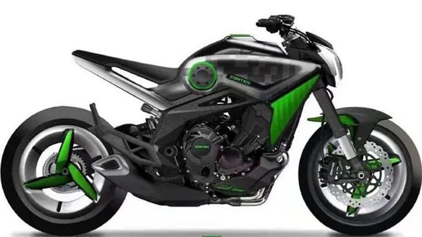 Θα είναι έτσι η νέα τρικύλινδρη μοτοσυκλέτα της Zontes;