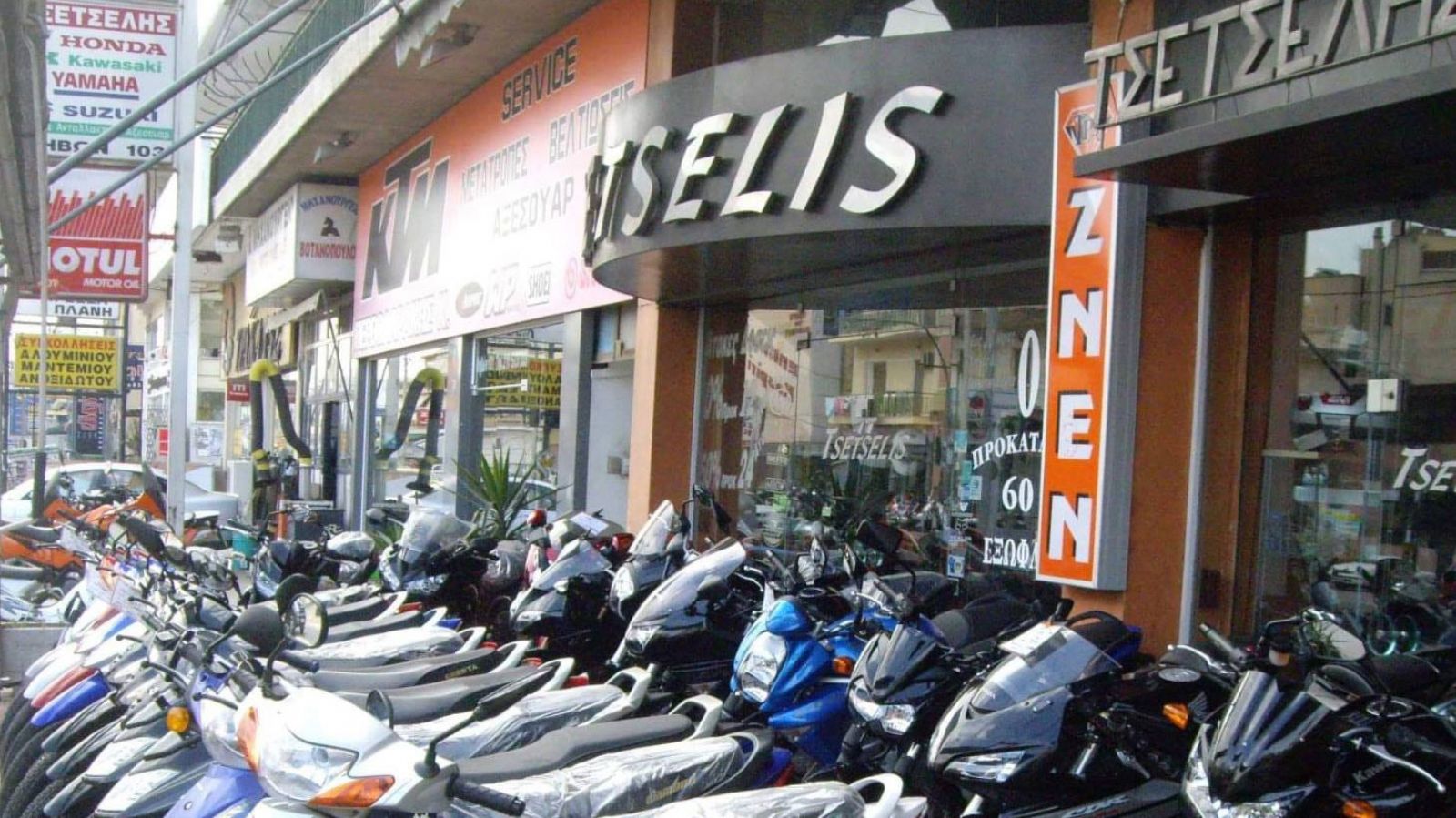 Για γνήσια μεταχειρισμένα ανταλλακτικά πας στη Moto Tsetselis
