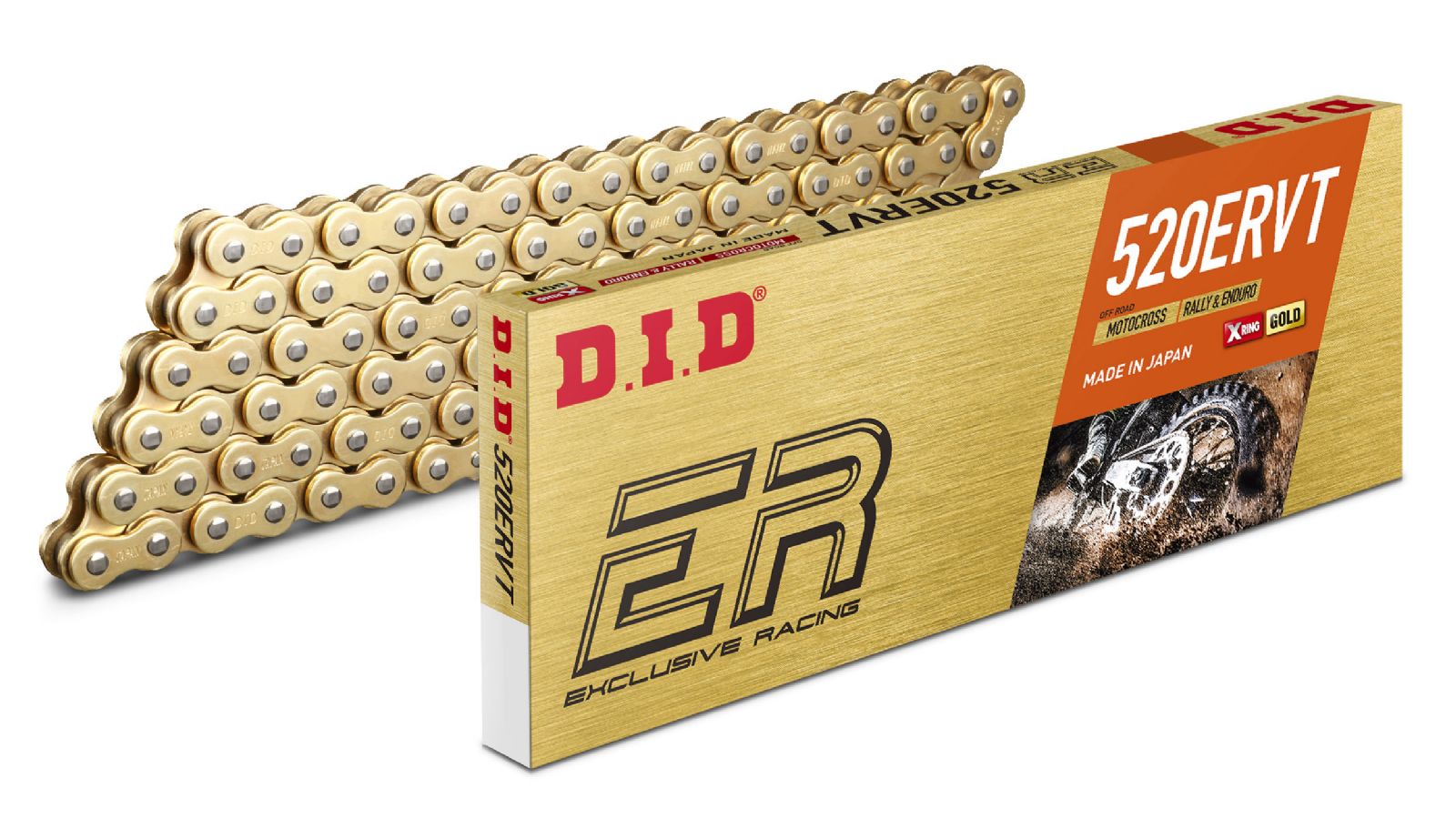 Νέα off road αλυσίδα κίνησης D.I.D 520 ERVT X-RING 