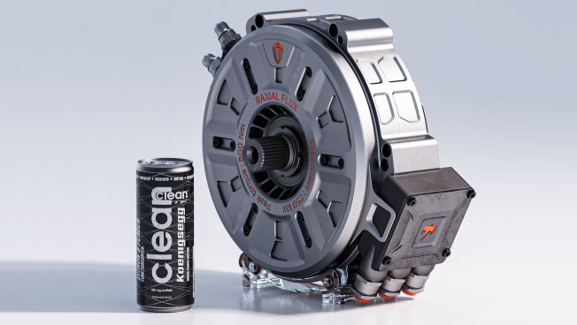 Koenigsegg: Ηλεκτροκινητήρας με 340 άλογα που χωράει σε μοτοσυκλέτα