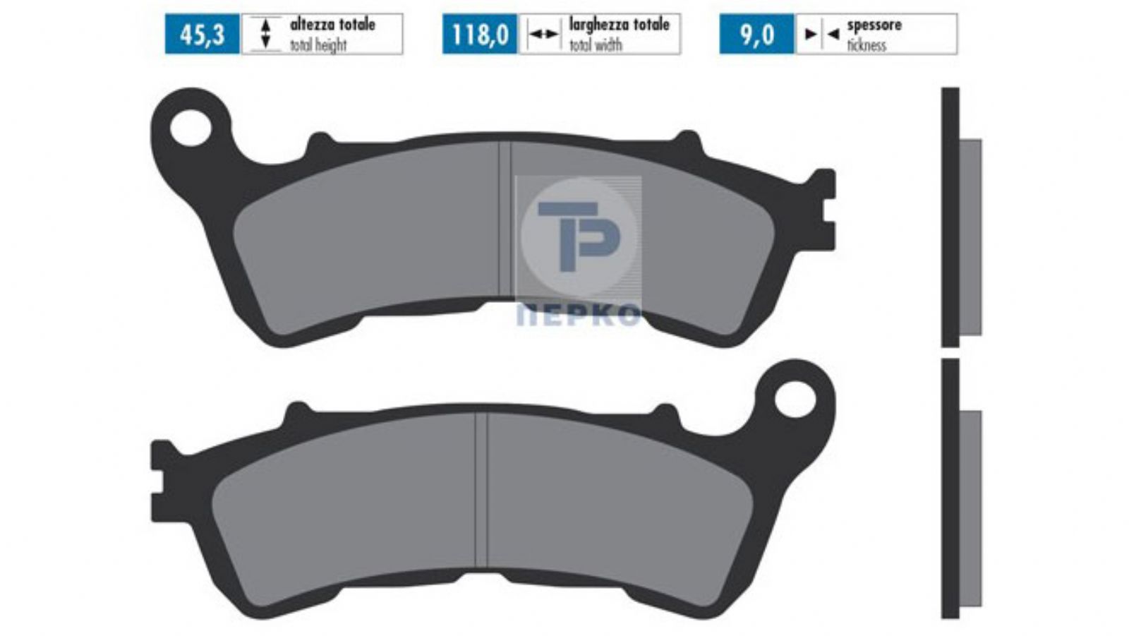 Τακάκια Polini (P340) (FA388) Μade in Italy