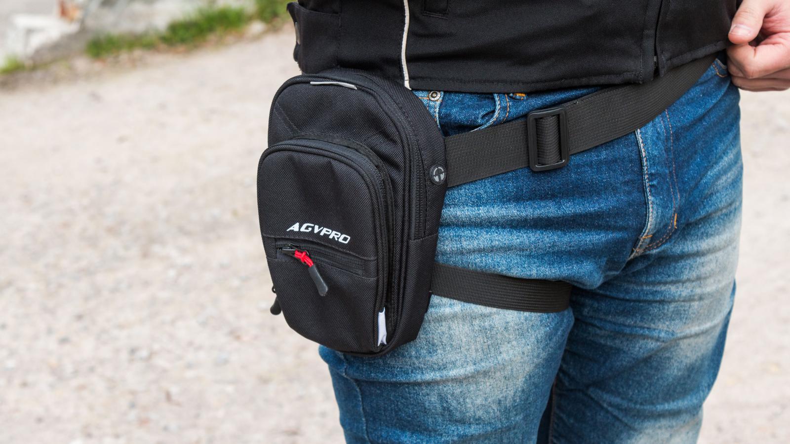 Test τσαντάκι μηρού AGVpro Pilion: Πρακτικό για κάθε χρήση
