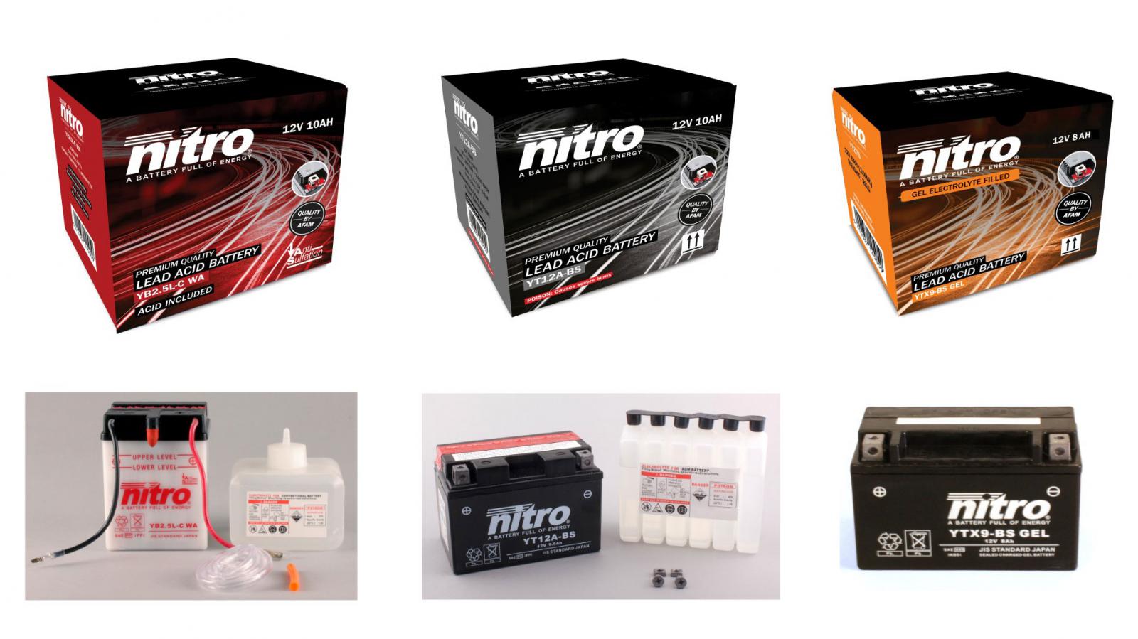 Μπαταρίες Nitro Premium από την AFAM