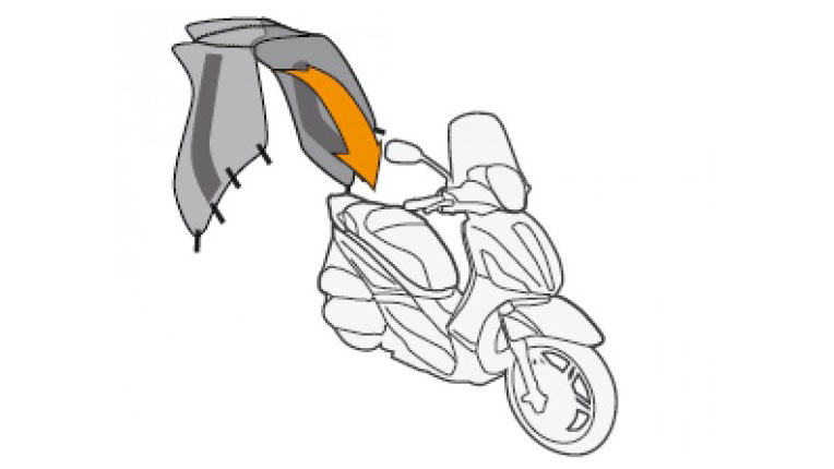 Piaggio προστασία ποδιών για Beverly 300 / 350