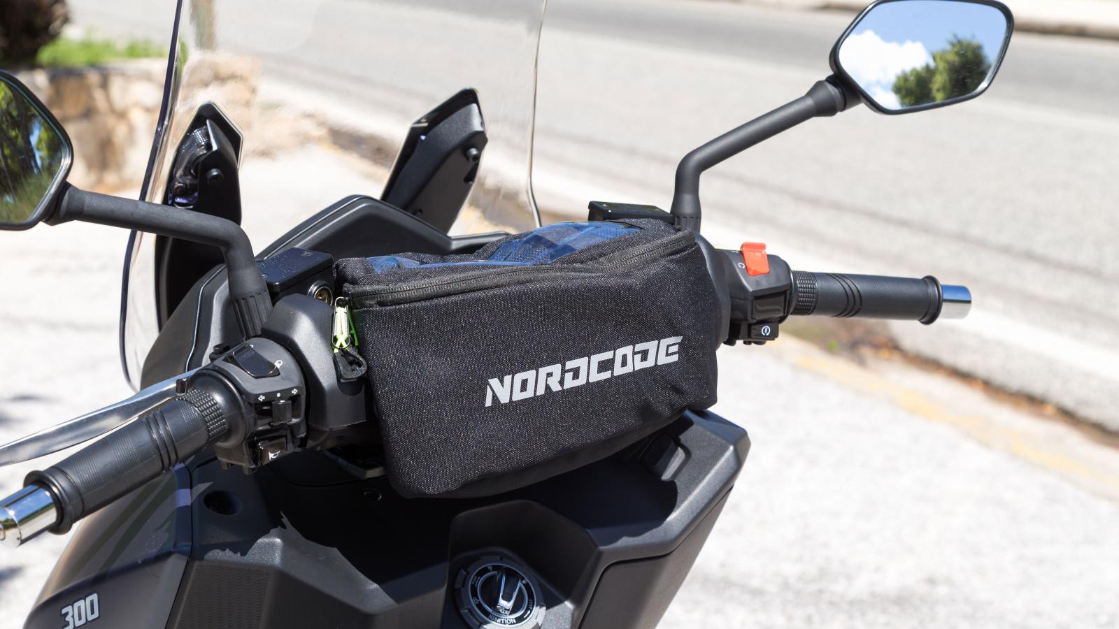 Test τσαντάκι τιμονιού scooter: Nordcode scooter bag