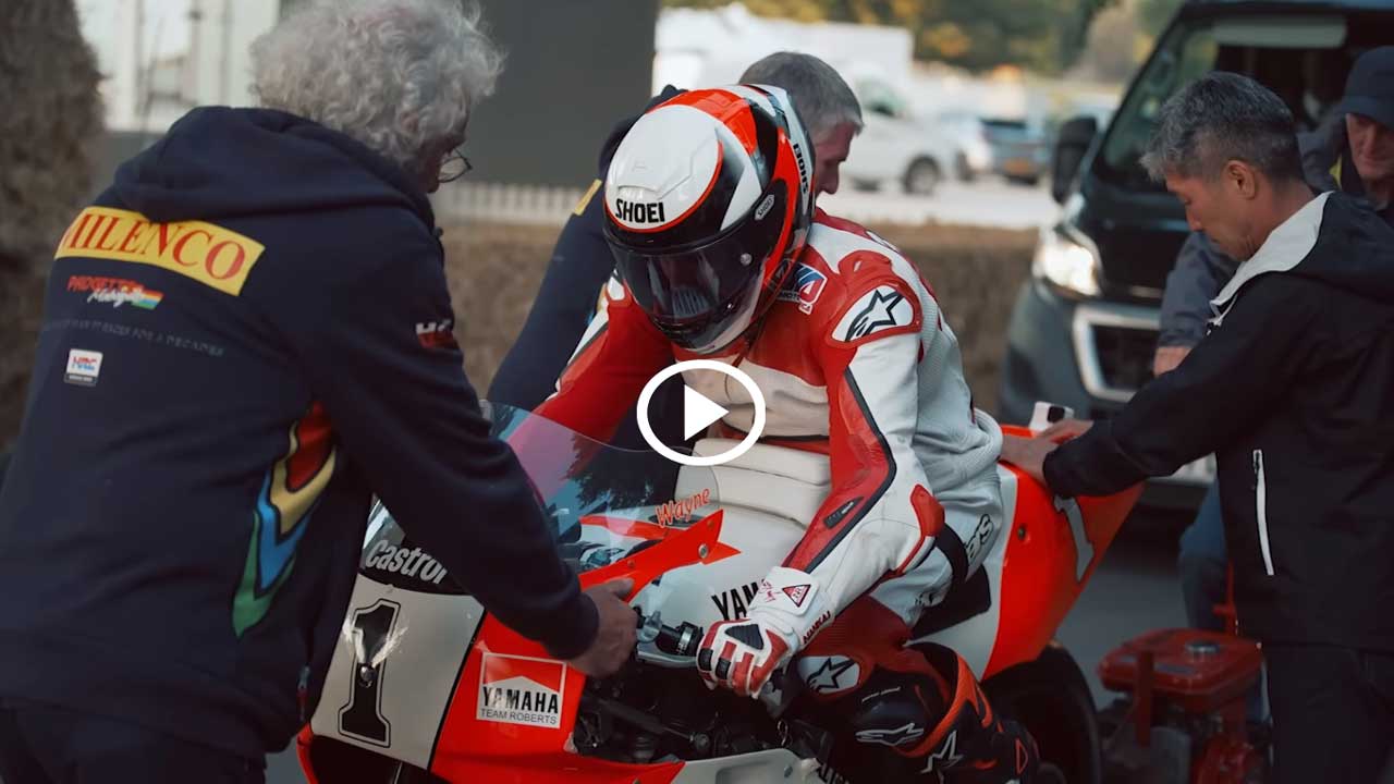 VIDEO: Ο Wayne Rainey «καβαλάει» ξανά
