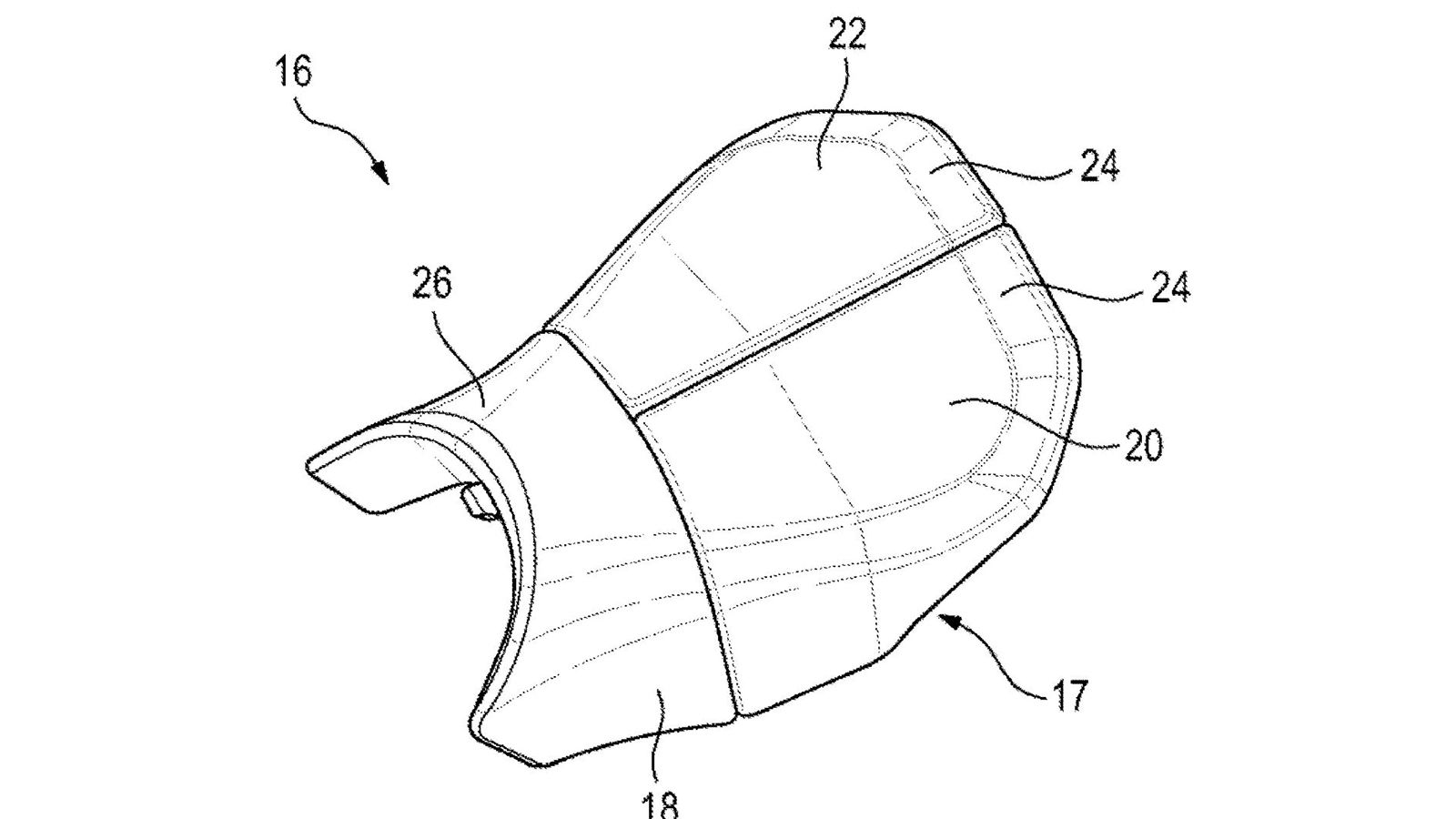 Μερικά από τα σχέδια της BMW, για την ρυθμιζόμενη σε πλάτος σέλα.