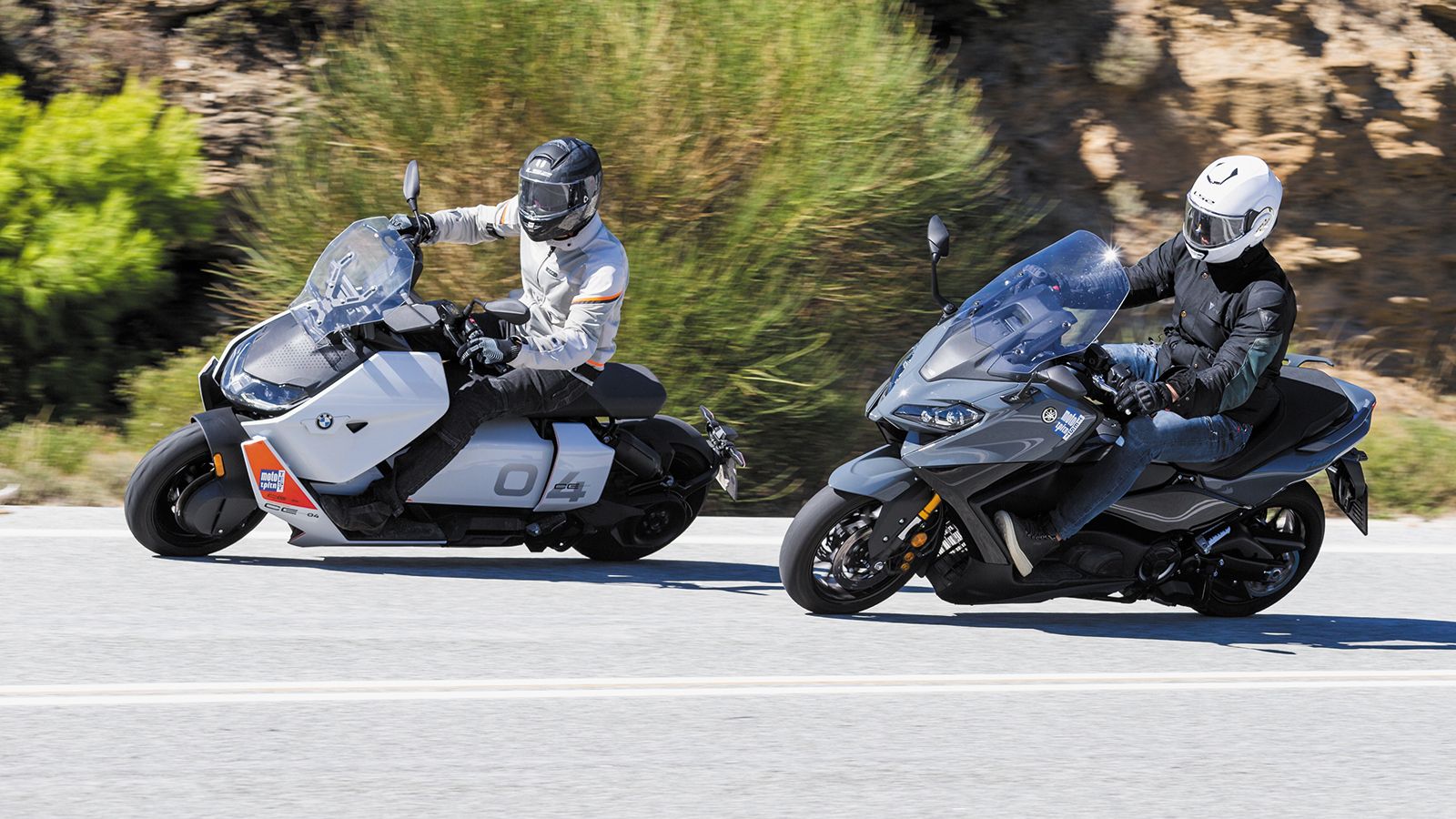Συγκριτικό: Yamaha TMAX vs BMW CE 04
