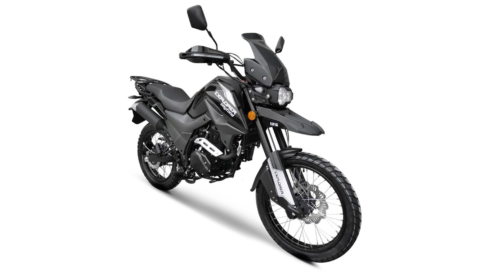 Daytona Explorer 125: Με ανεστραμμένο πιρούνι και ακτινωτούς τροχούς