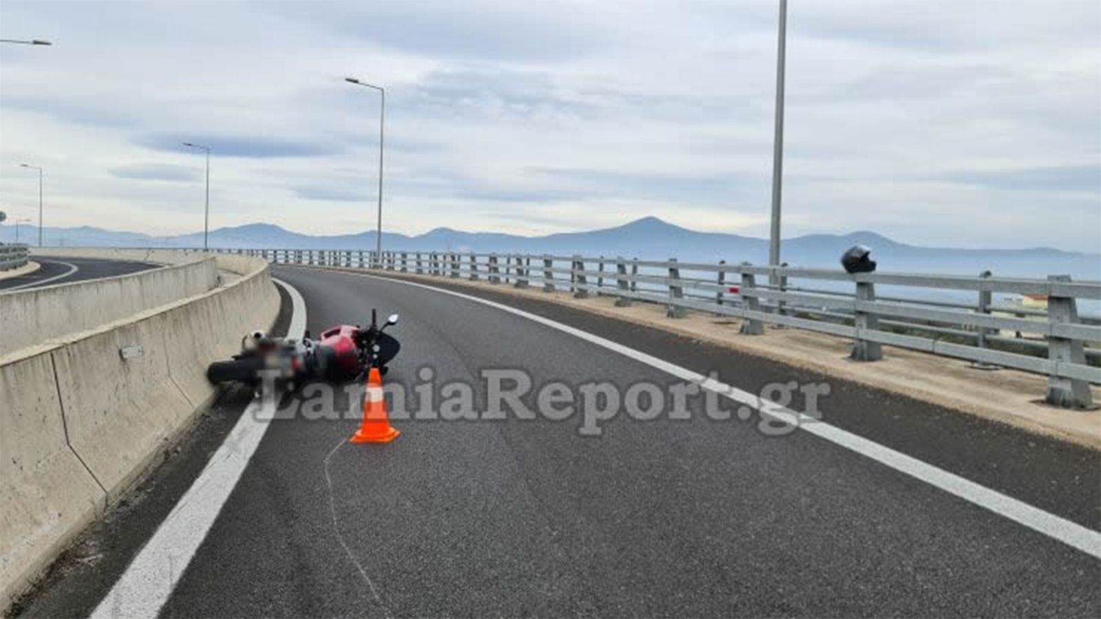 Φωτό από το σημείο του ατυχήματος (Lamiareport.gr)