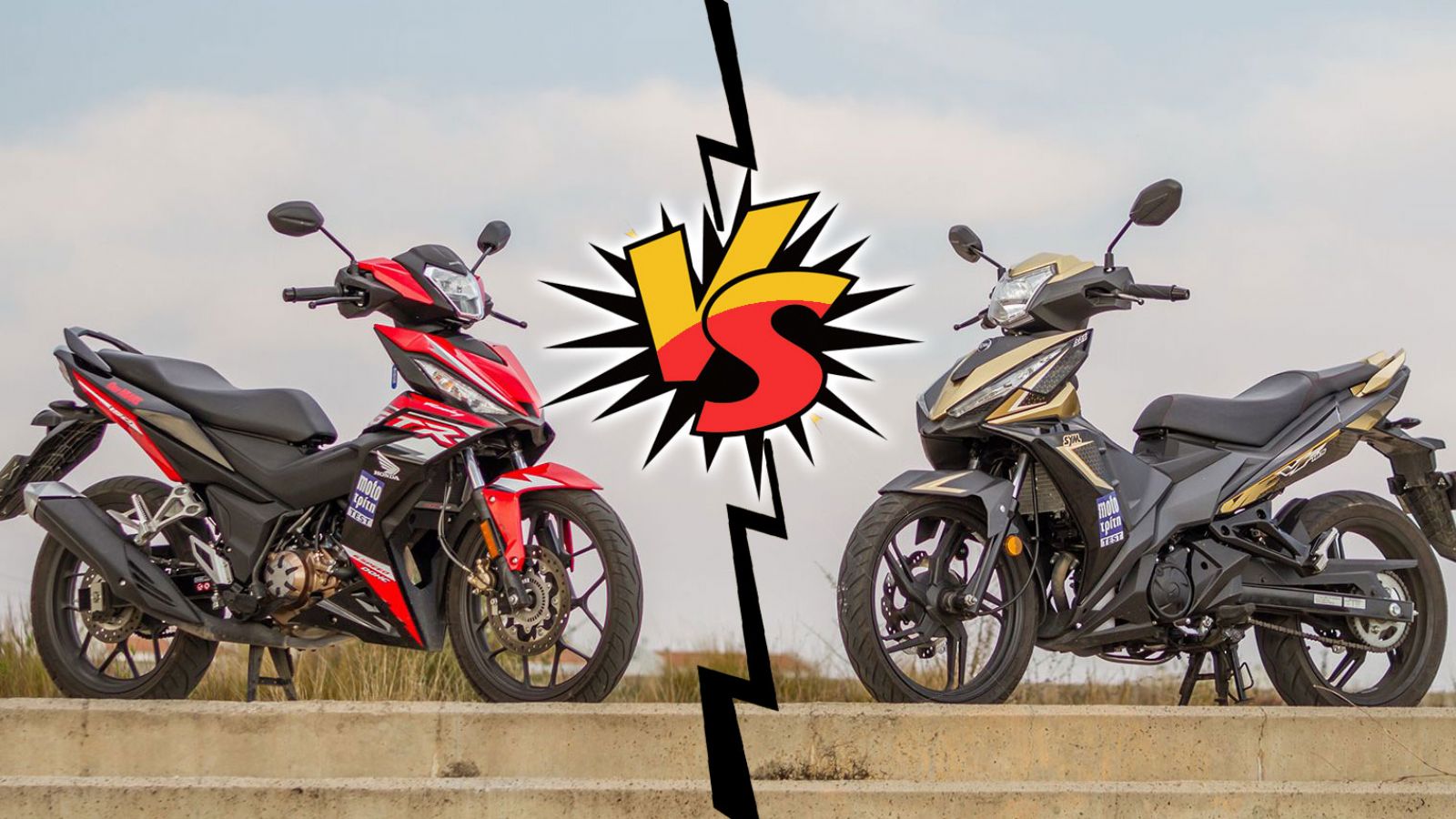 SYM VF 185 VS HONDA GTR 150