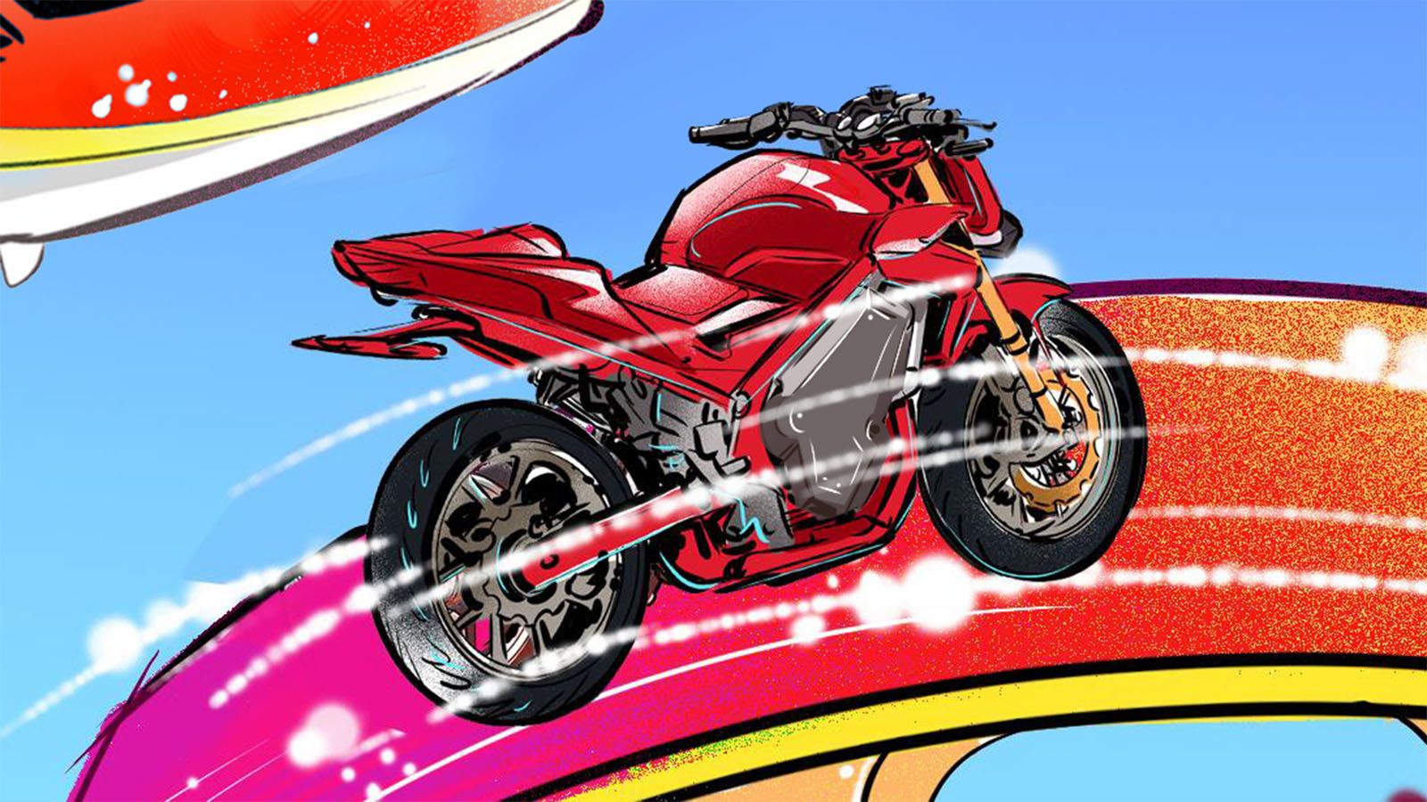 Αυτή είναι η απεικόνιση μοτοσυκλέτας, που συνδέεται άμεσα με την επερχόμενη ηλεκτρική Honda. 