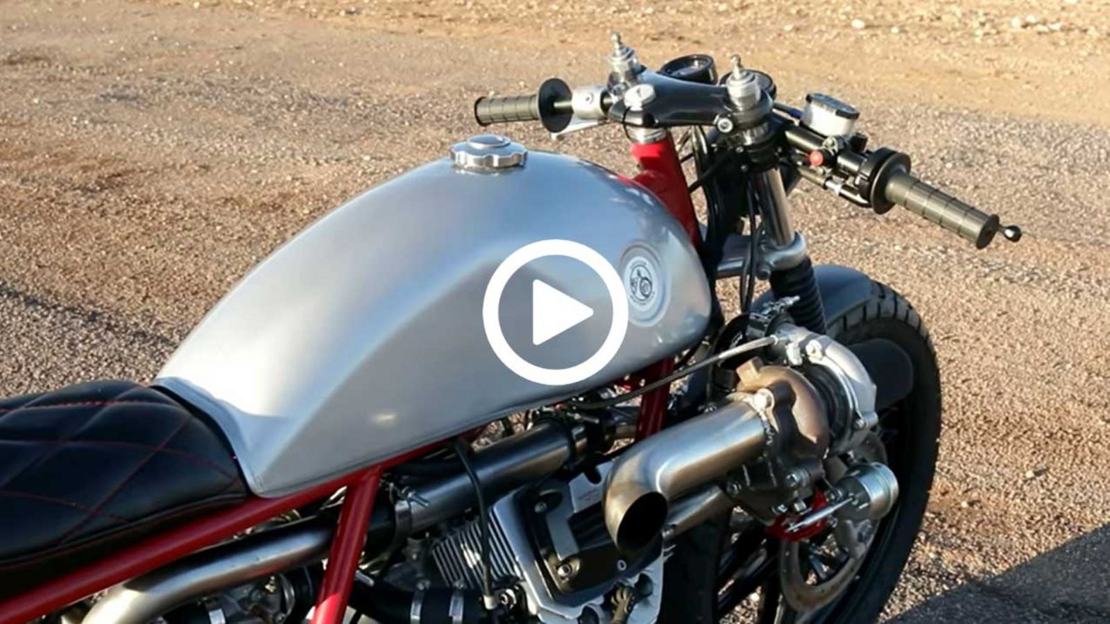 VIDEO: Moto Guzzi V50 με δυο turbo