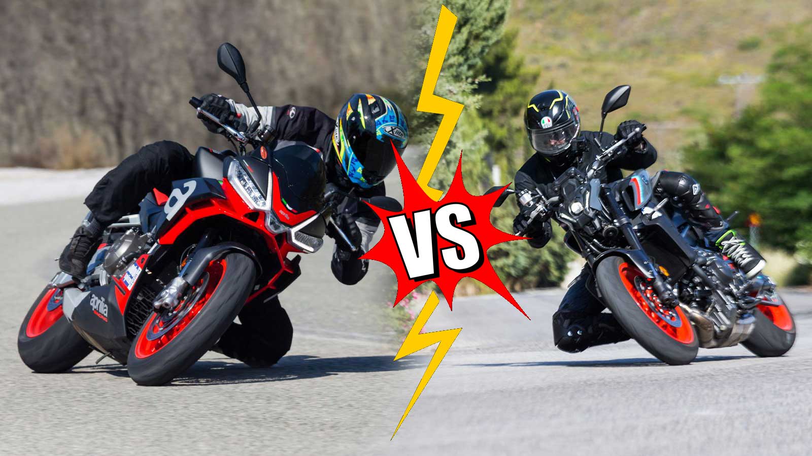 Aprilia Tuono 660 VS Yamaha MT-09