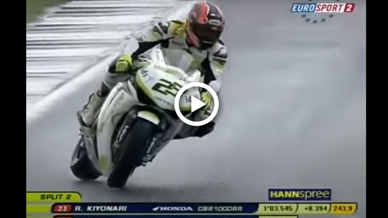 VIDEO: «Σχολείο» οδήγησης στο βρεγμένο, από τον Ryuichi Kiyonari