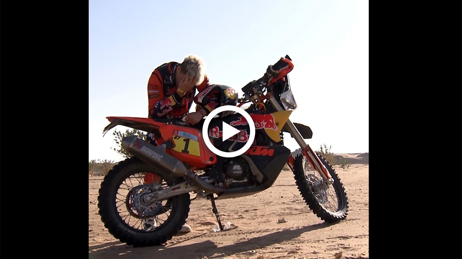 VIDEO: Τα δάκρυα του Kevin Benavides που εγκαταλείπει το Dakar