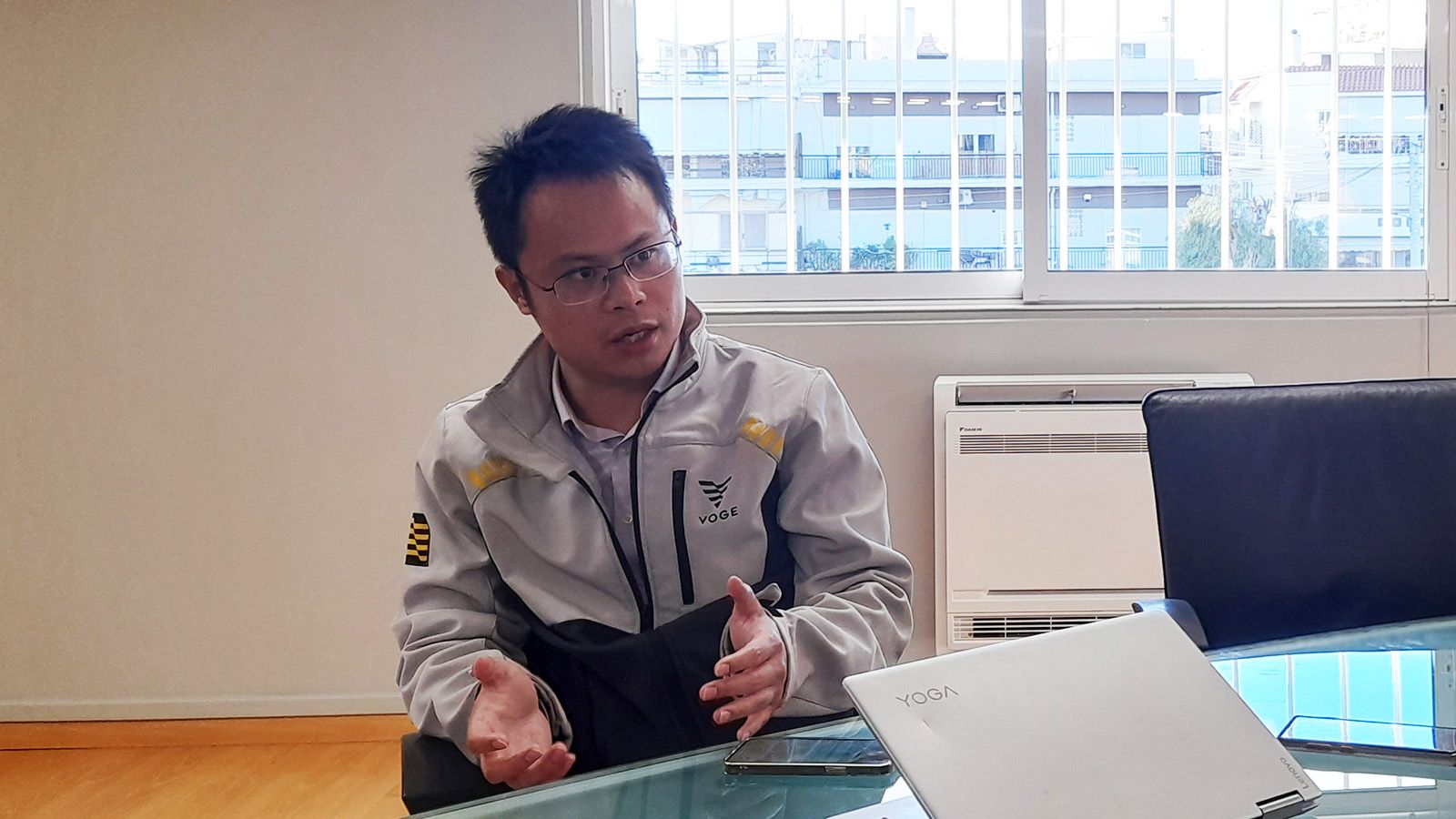 Ο Allen Yin, Vice General Manager της Loncin Industries