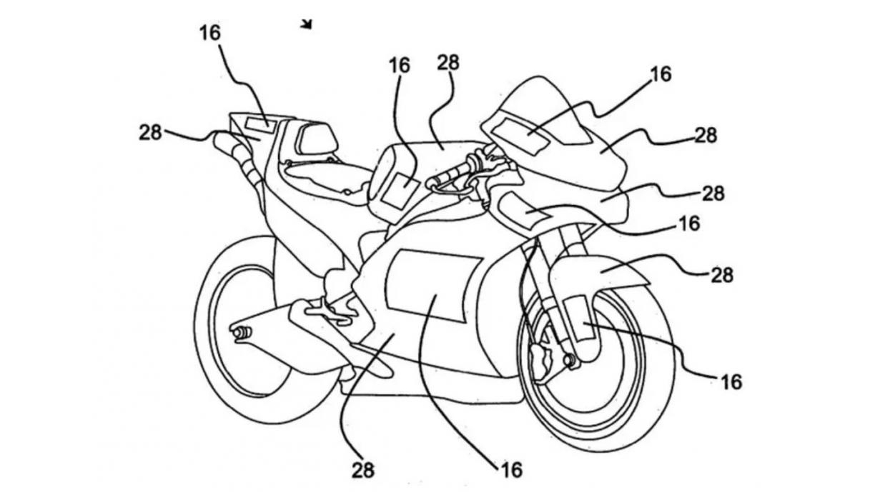Διαφημιστικές οθόνες σε μοτοσυκλέτες και αναβάτες