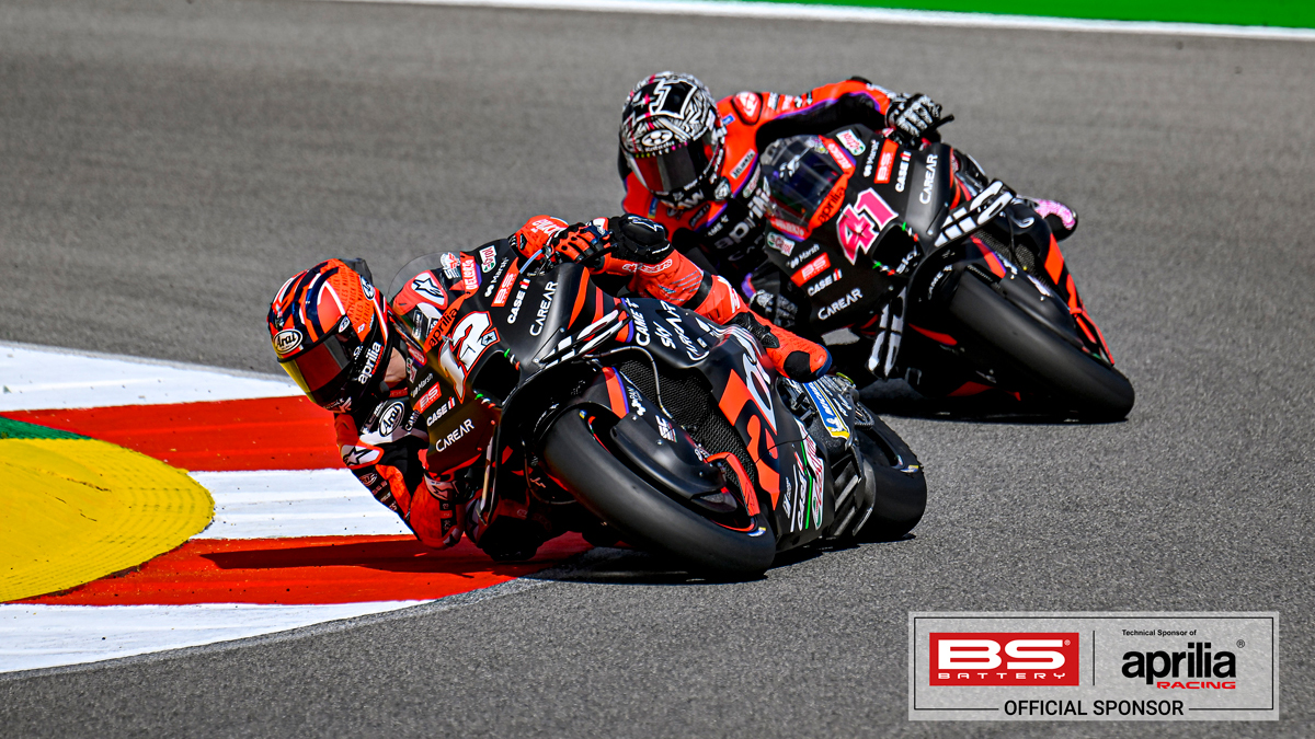 BS Battery και Aprilia Racing μαζί στο MotoGP 2023