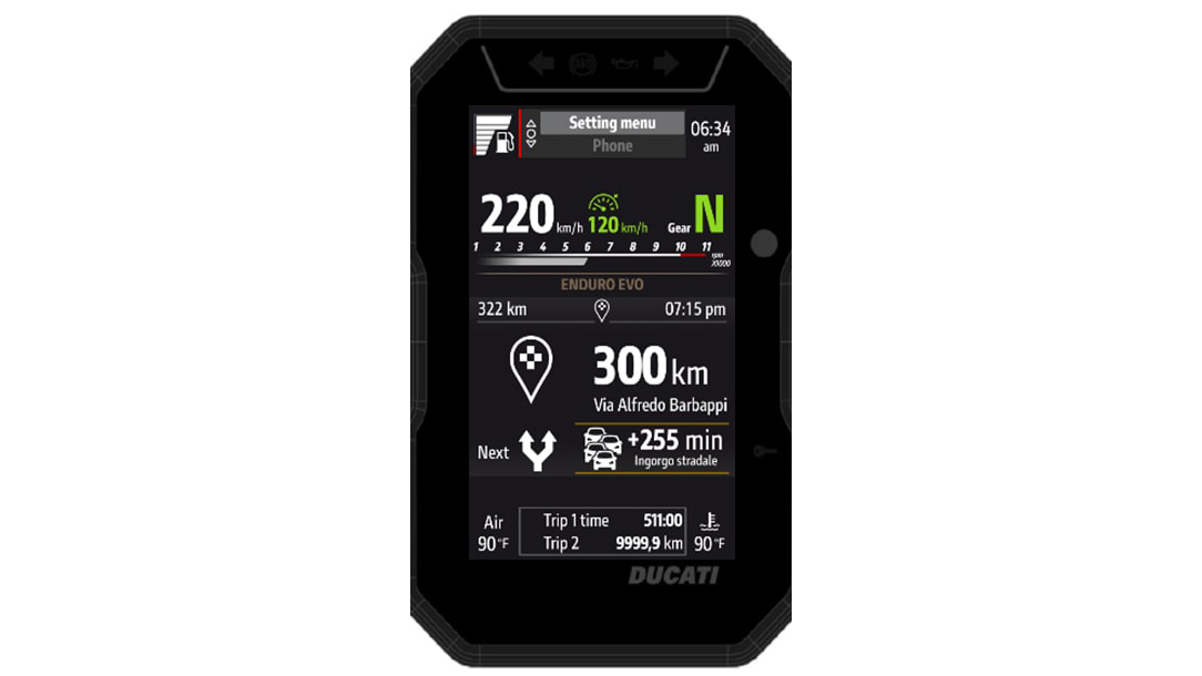 Ducati: Νέο σύστημα πλοήγησης turn by turn (+video)