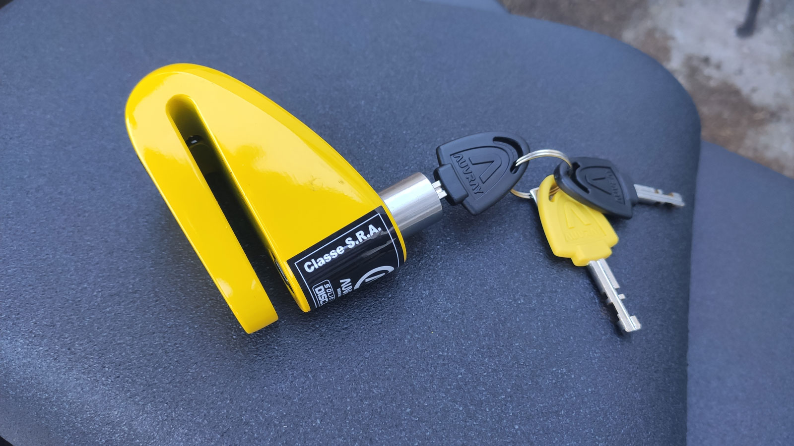 Παρουσίαση Auvray B lock 10: Κλειδαριά δισκοφρένου με συναγερμό