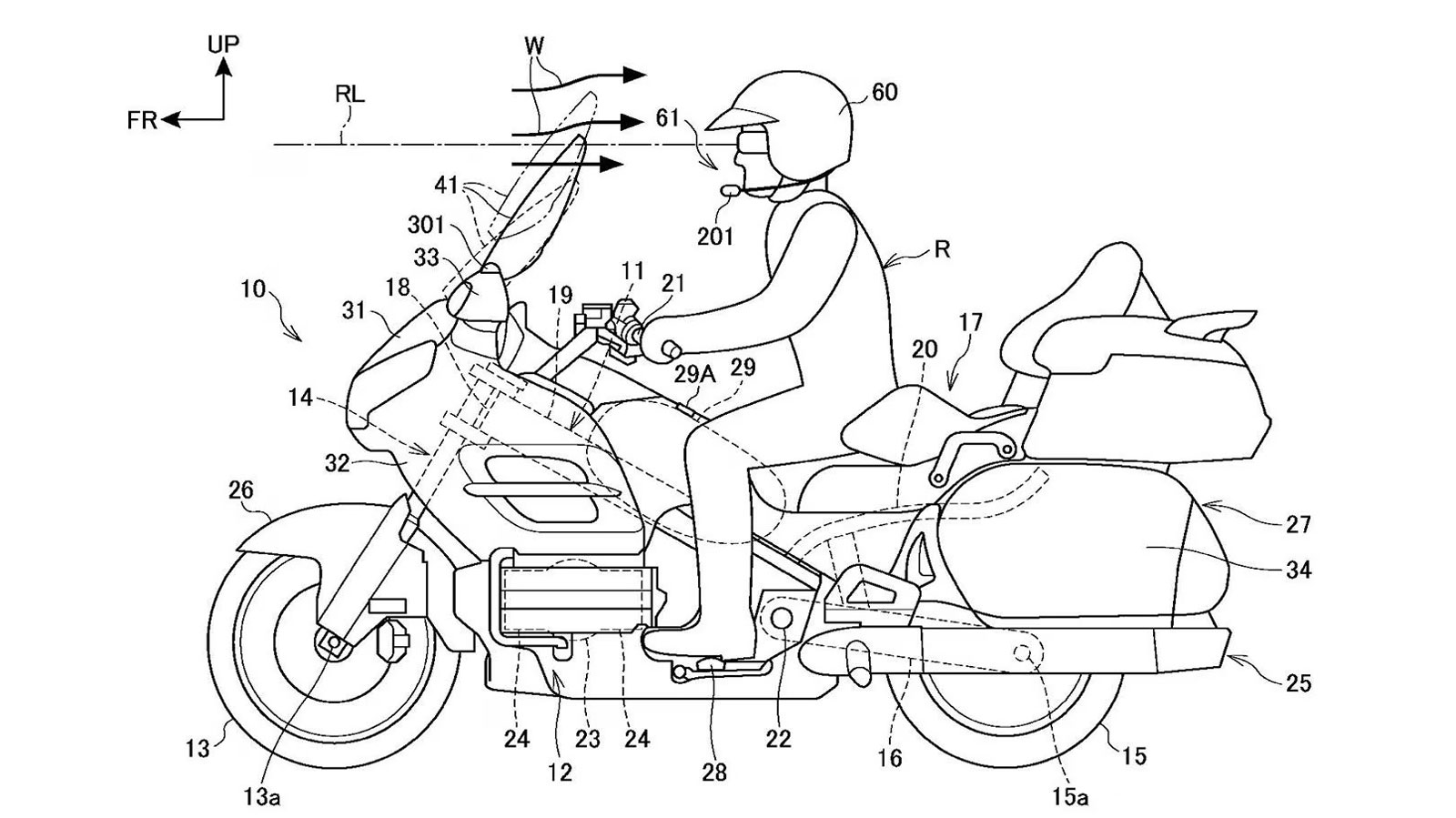 Αυτορυθμιζόμενη ζελατίνα ετοιμάζει η Honda για την Goldwing