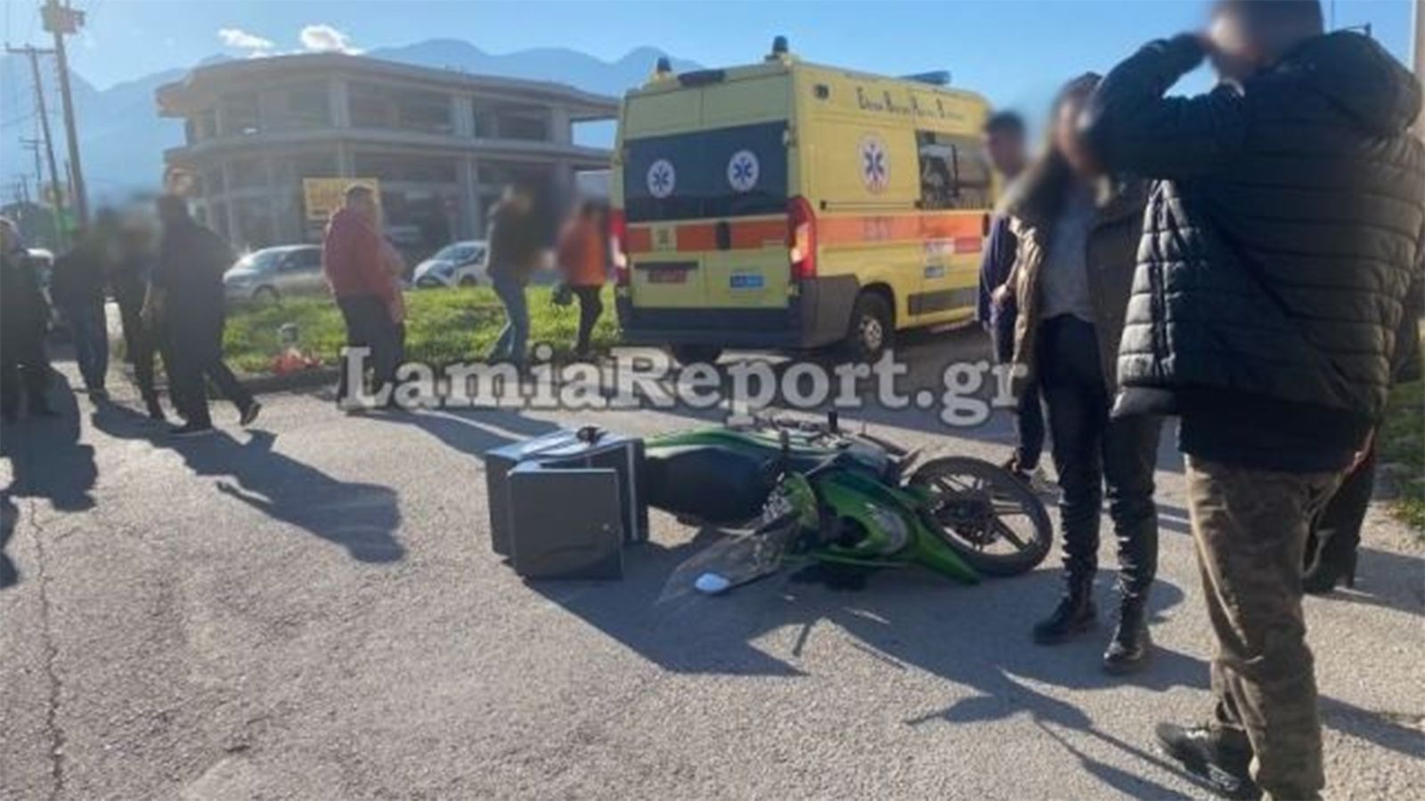 Φωτό από το σημείο του ατυχήματος (Lamiareport.gr)