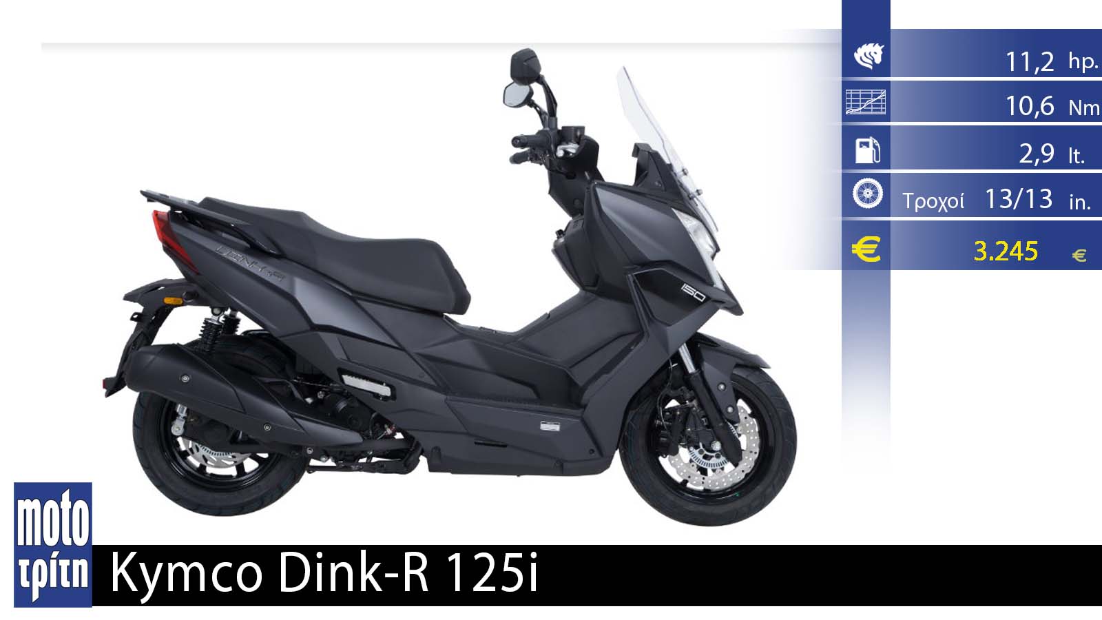 Kymco Dink-R 125i: Η επιστροφή ενός θρύλου