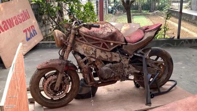 Μια Kawasaki επιστρέφει από τον κόσμο των νεκρών (Βίντεο)