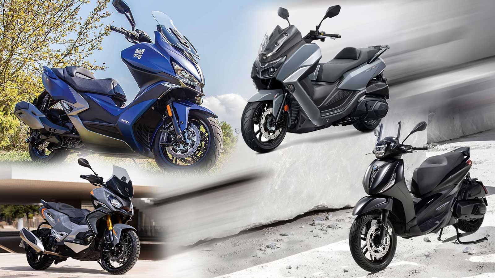 Τα 4 καλύτερα 400άρια scooter στο 0-100χλμ/ω