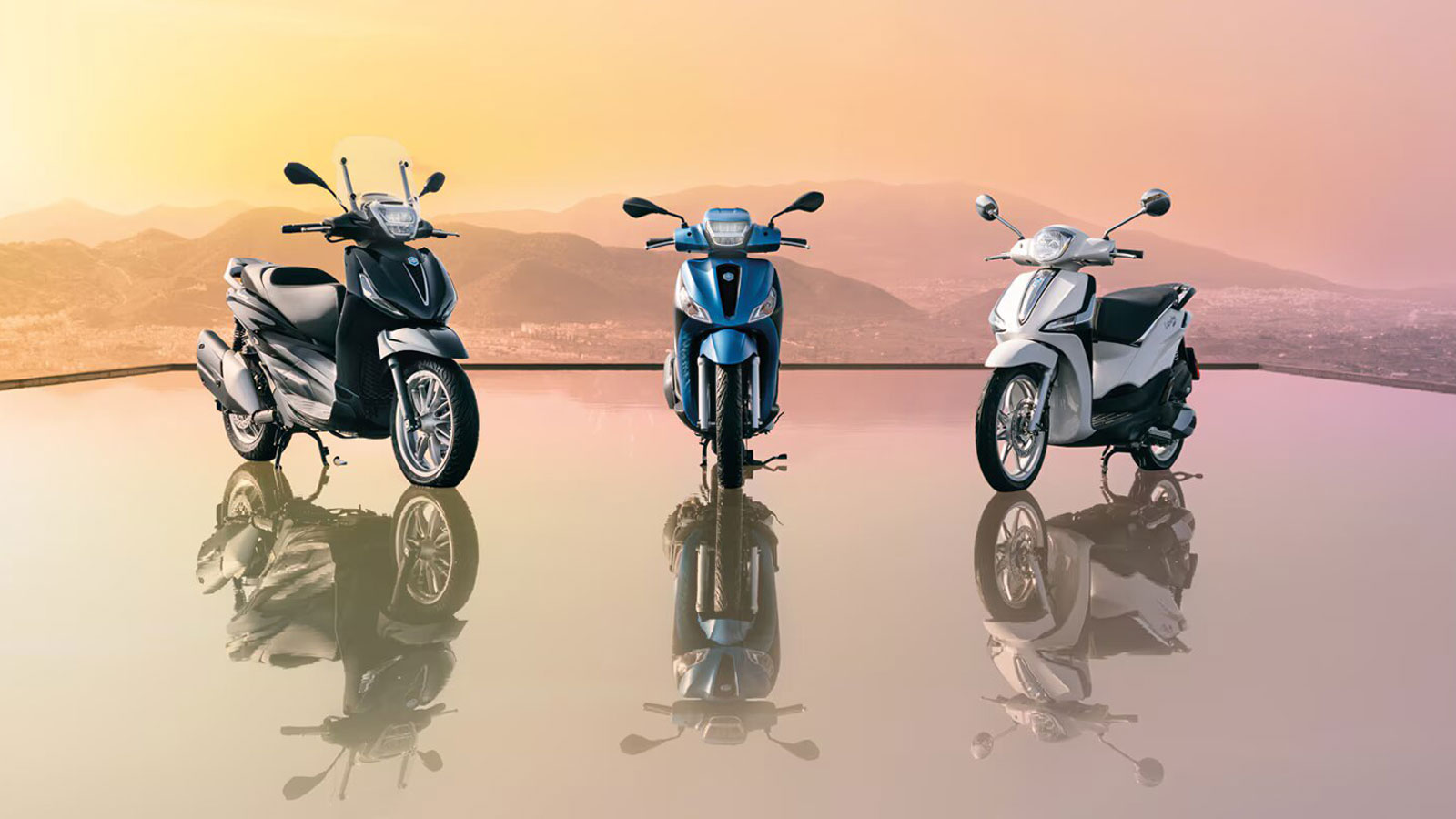 Η Piaggio ανακοινώνει νέες τιμές για την ανανεωμένη γκάμα σκούτερ Piaggio με μεγάλους τροχούς, με όφελος έως 300 ευρώ