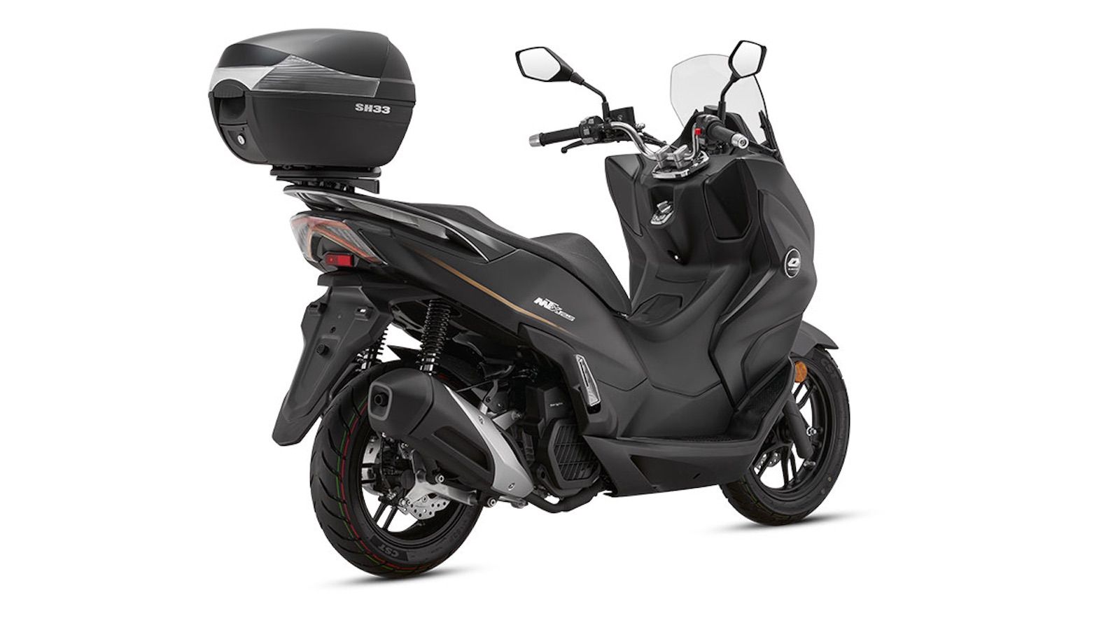 QJMotor MTX 125 ABS/TCS TOP-BOX: Υβριδικό με top box και κάμερα