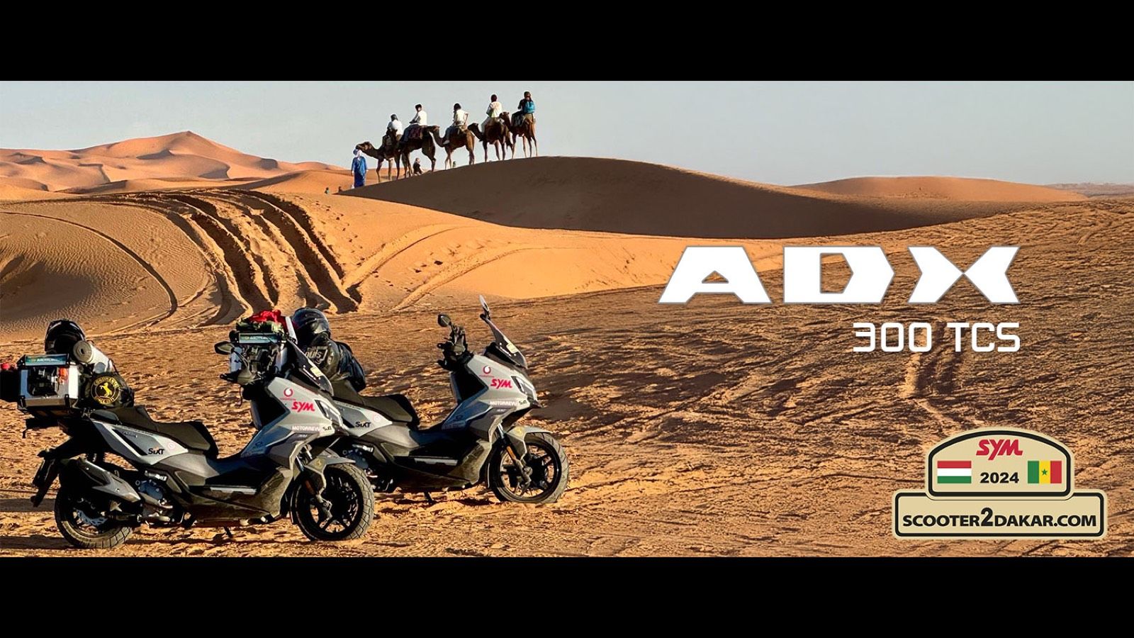 Scooter2Dakar: Με SYM ADX 300 για 8.000 (αφιλόξενα) χιλιόμετρα