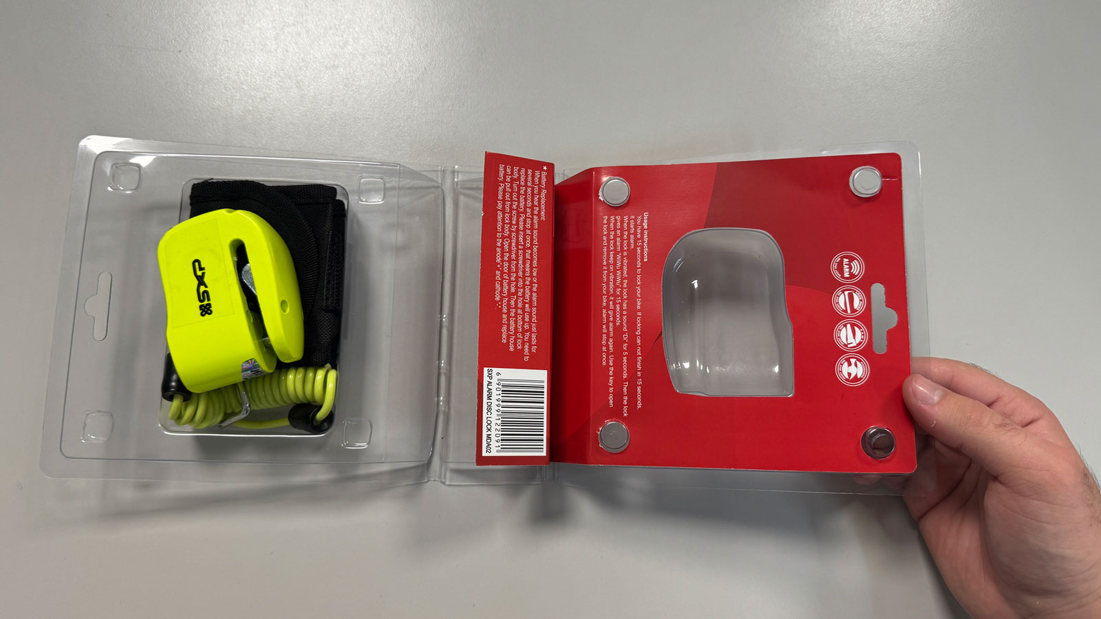 Παρουσίαση: Κλειδαριά SXP MDA02 με συναγερμό 110dB