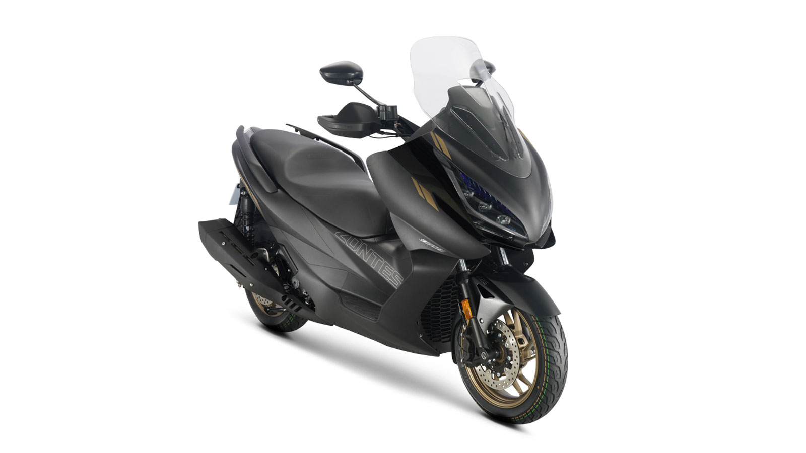 Zontes E350 σε κομψό μαύρο χρώμα