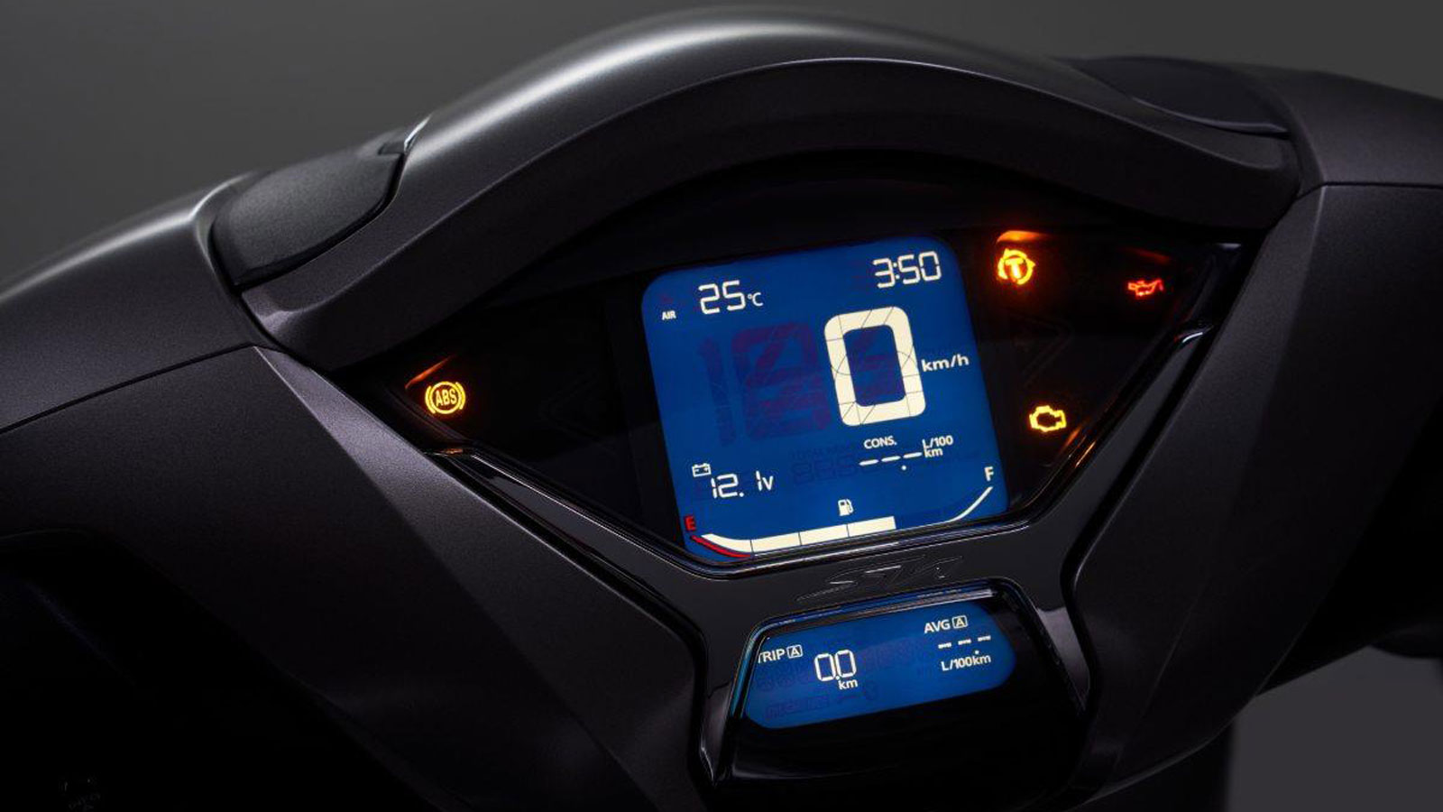 Ο LCD πίνακας οργάνων του Honda SH 350 