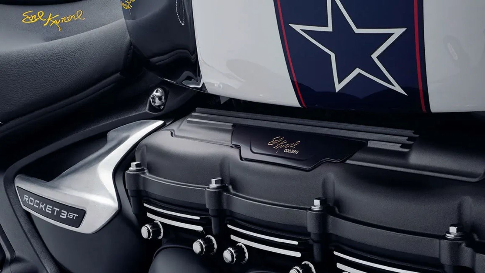 Triumph Rocket III Evel Knievel Limited Edition: Επετειακή έκδοση του μεγάλου muscle roadster