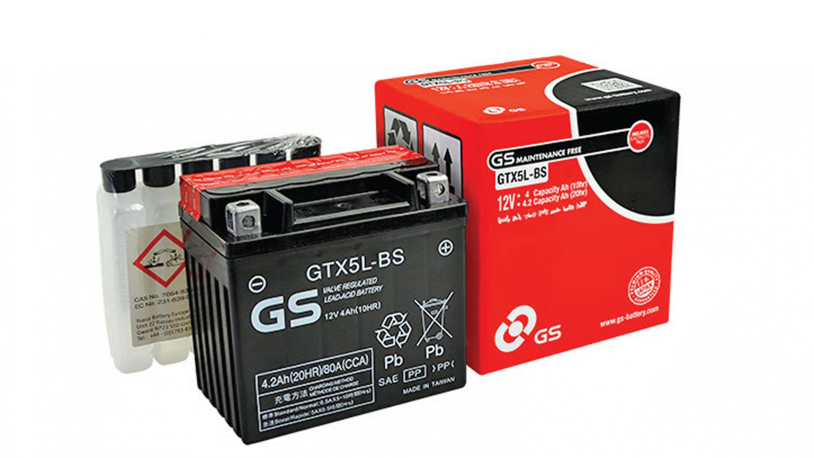 GS Yuasa Μπαταρίες μοτοσυκλέτας, Scooter, Παπιού, ATV