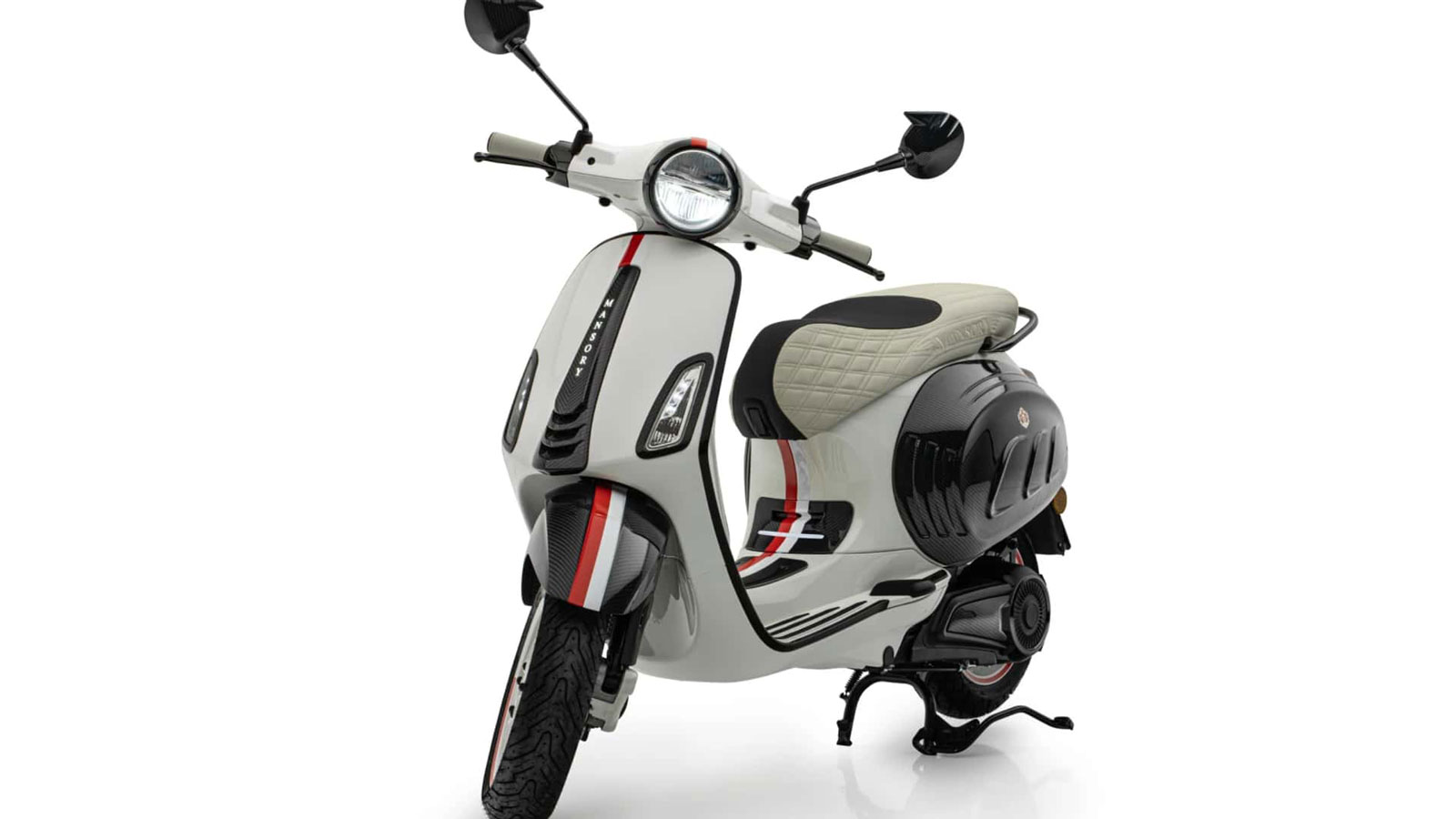 Vespa Elettrica “Monaco Edition” με carbon εξαρτήματα