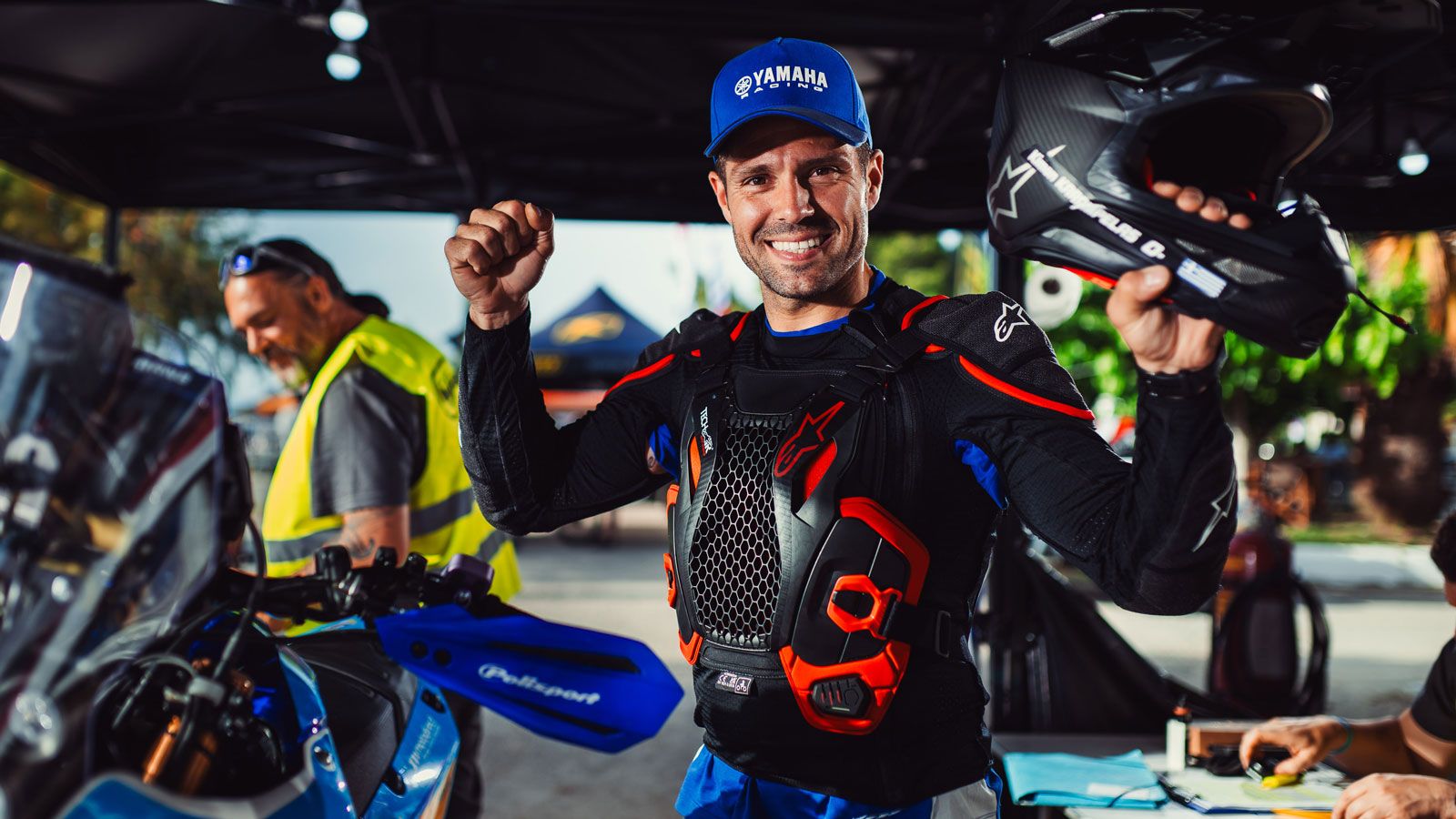 Ο εξοπλισμός της Alpinestars, που διανέμεται στην Ελλάδα από το Motodirect (μέλος του Ομίλου Μοτοδυναμική), στάθηκε αντάξιος της φήμης του σε κάθε πίε