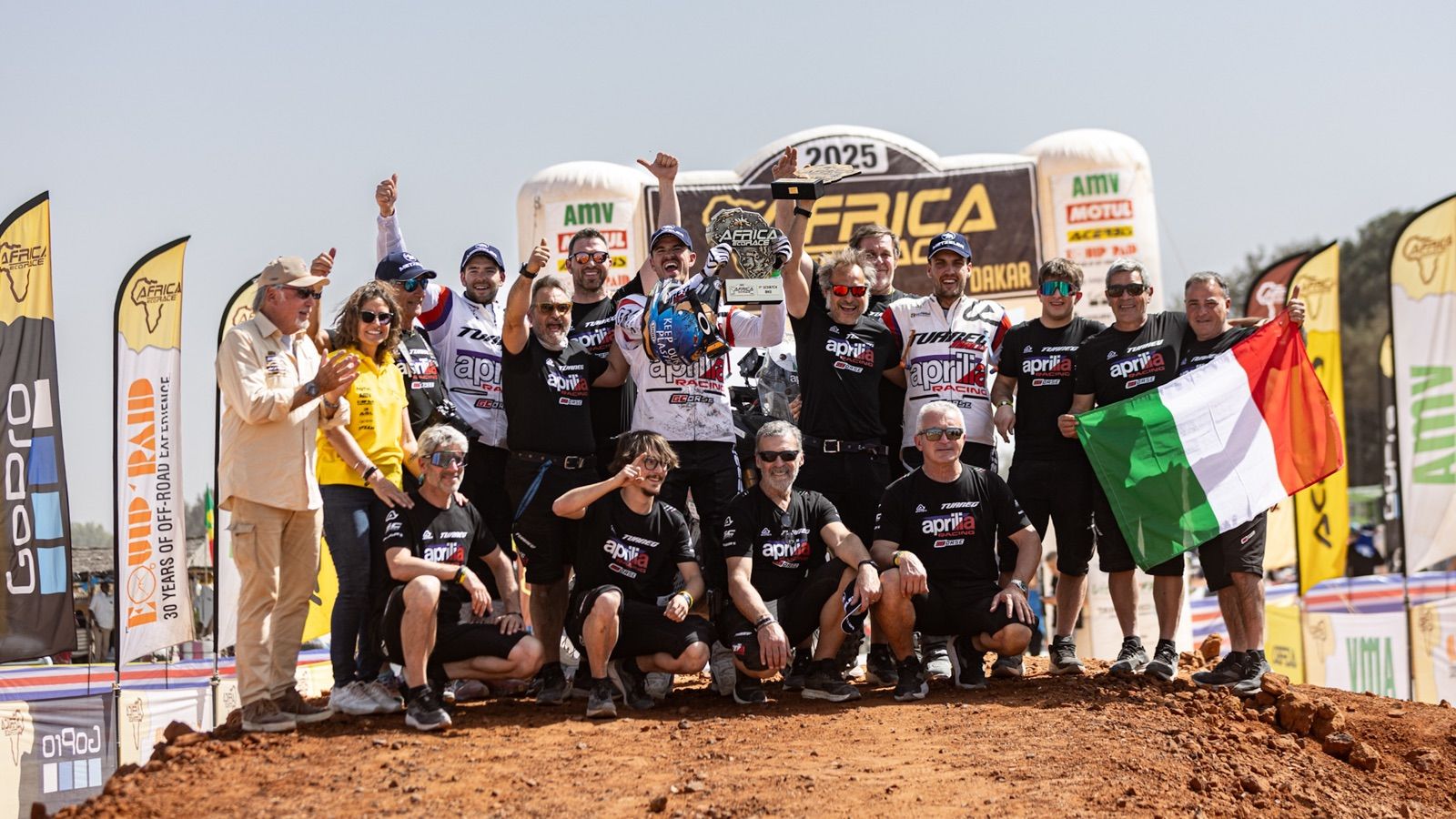 Η Aprilia Tuareg Racing γράφει ιστορία στο Africa Eco Race 2025