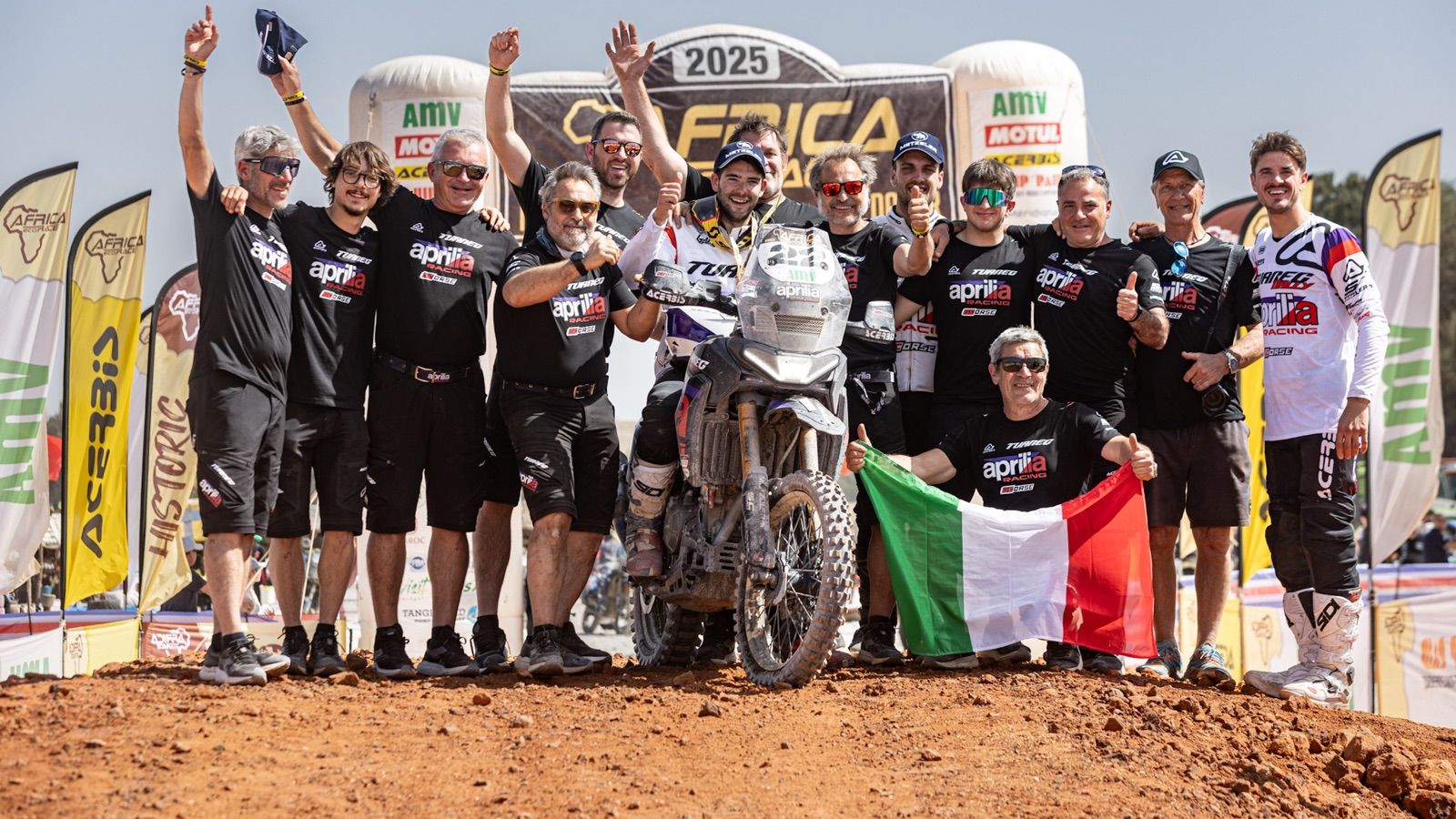 Η Aprilia Tuareg Racing γράφει ιστορία στο Africa Eco Race 2025