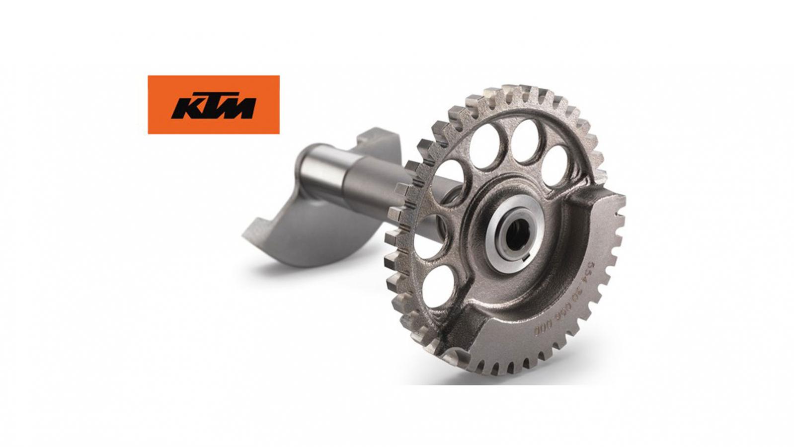 Μία απλή λύση αντικραδασμικού άξονα για μονοκύλινδρο Motocross μοντέλο της KTM. 