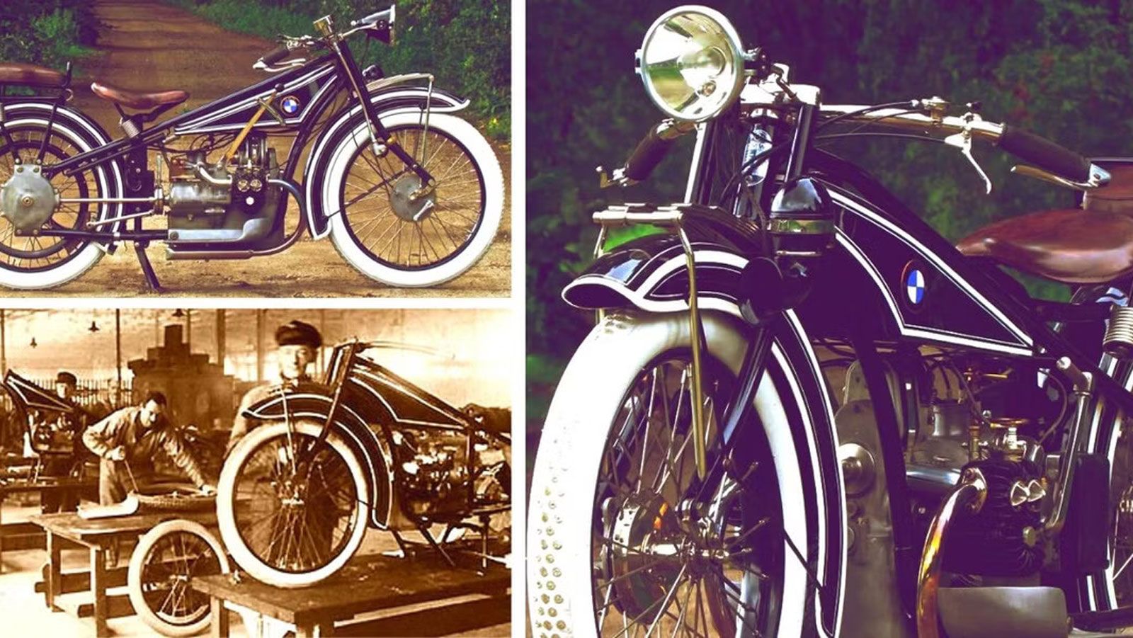 Η ιστορία της BMW στις μοτοσυκλέτες ξεκινά σε μια εποχή που η εταιρεία έφτιαχνε κινητήρες αεροπλάνων. Μετά τον Α΄ Παγκόσμιο Πόλεμο, η Γερμανία περιορί