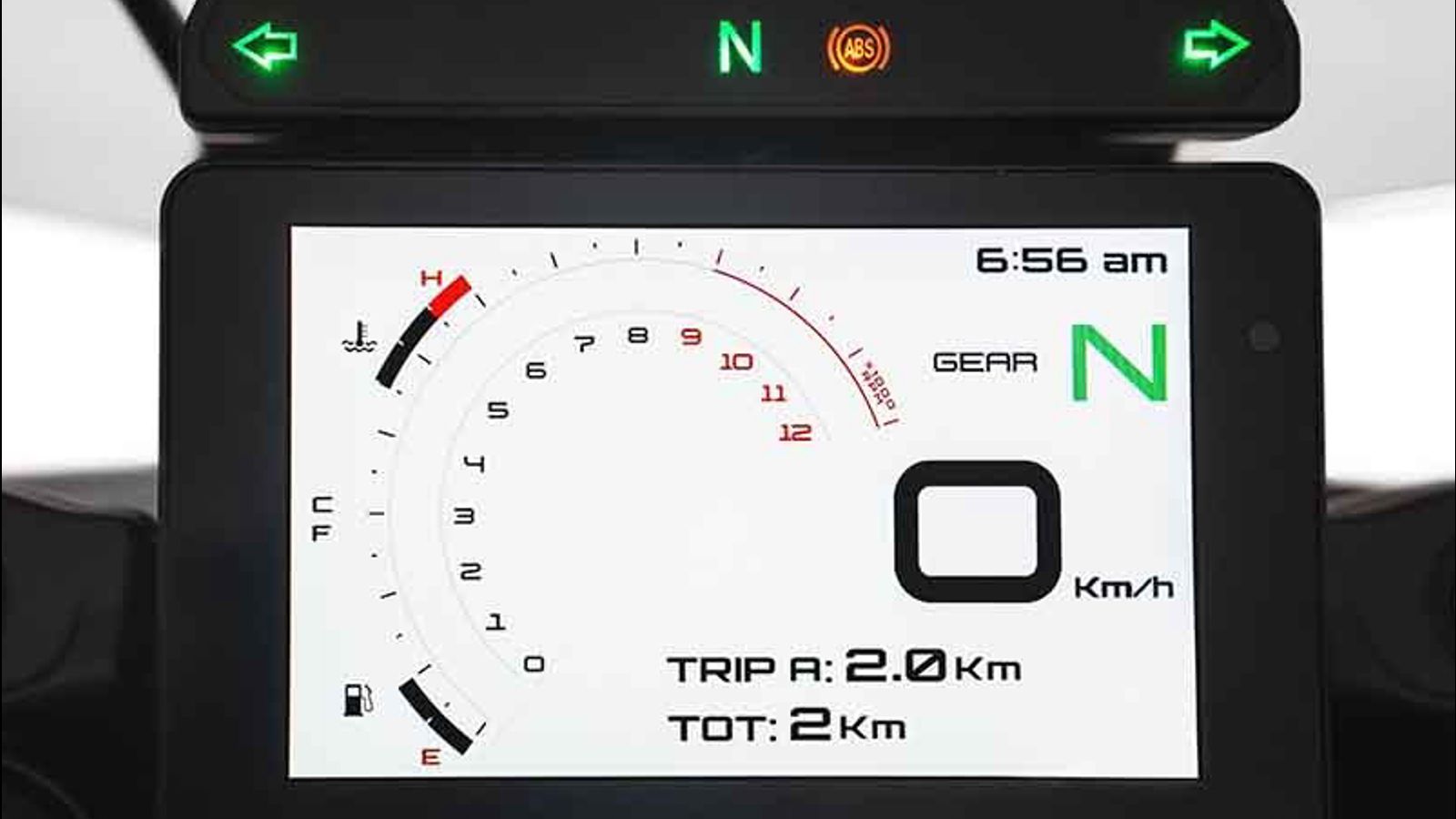 H HD TFT οθόνη 5 ιντσών με όλες τις χρήσιμες πληροφορίες