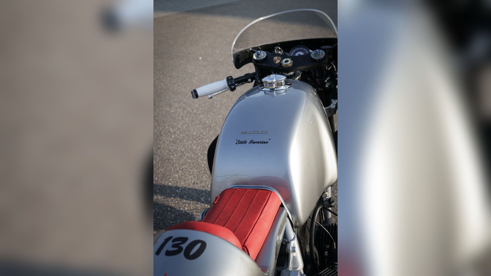 Little Bavarian: Πάντρεμα μιας BMW cafe racer και μιας Porsche 550 Spyder