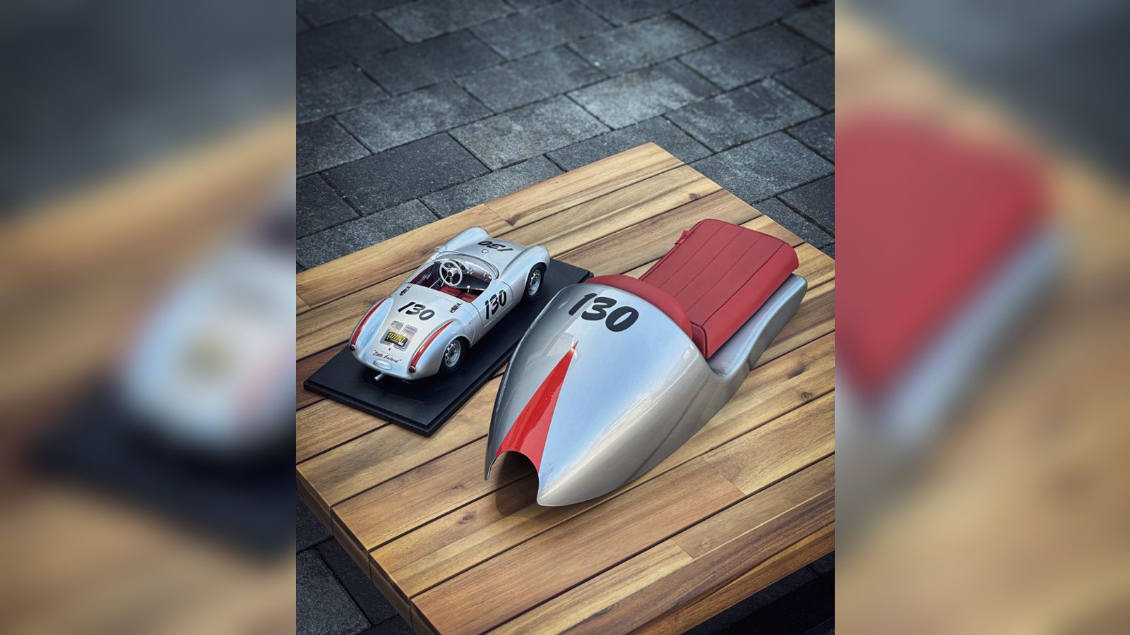 Little Bavarian: Πάντρεμα μιας BMW cafe racer και μιας Porsche 550 Spyder