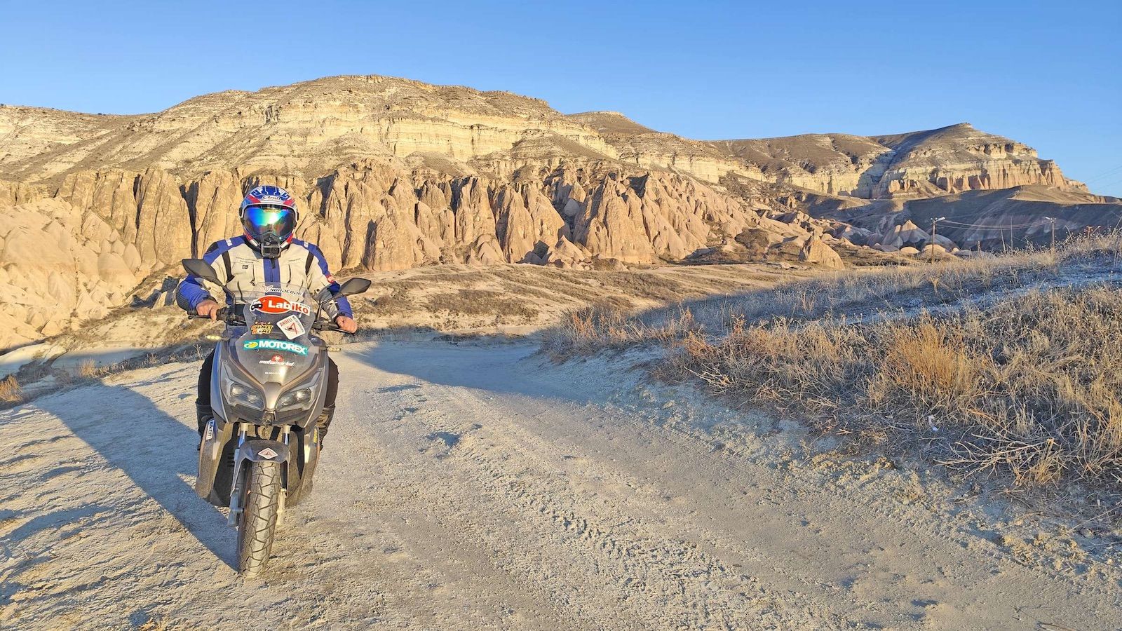 Το QJMOTOR ATR 125 στις ερήμους της Καππαδοκίας