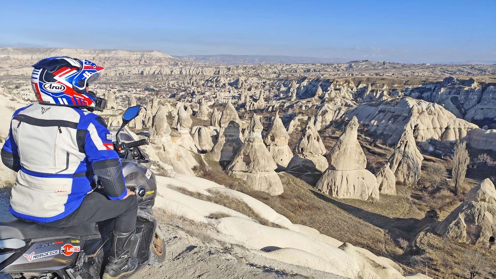 Το QJMOTOR ATR 125 στις ερήμους της Καππαδοκίας