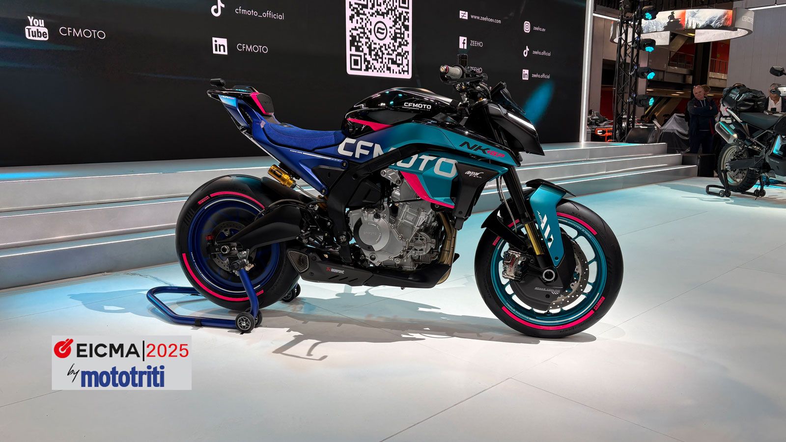 EICMA 2025 - CFMoto 675NK GP: Με αναρτήσεις Ohlins, φρένα Brembo και αναβαθμισμένο κινητήρα